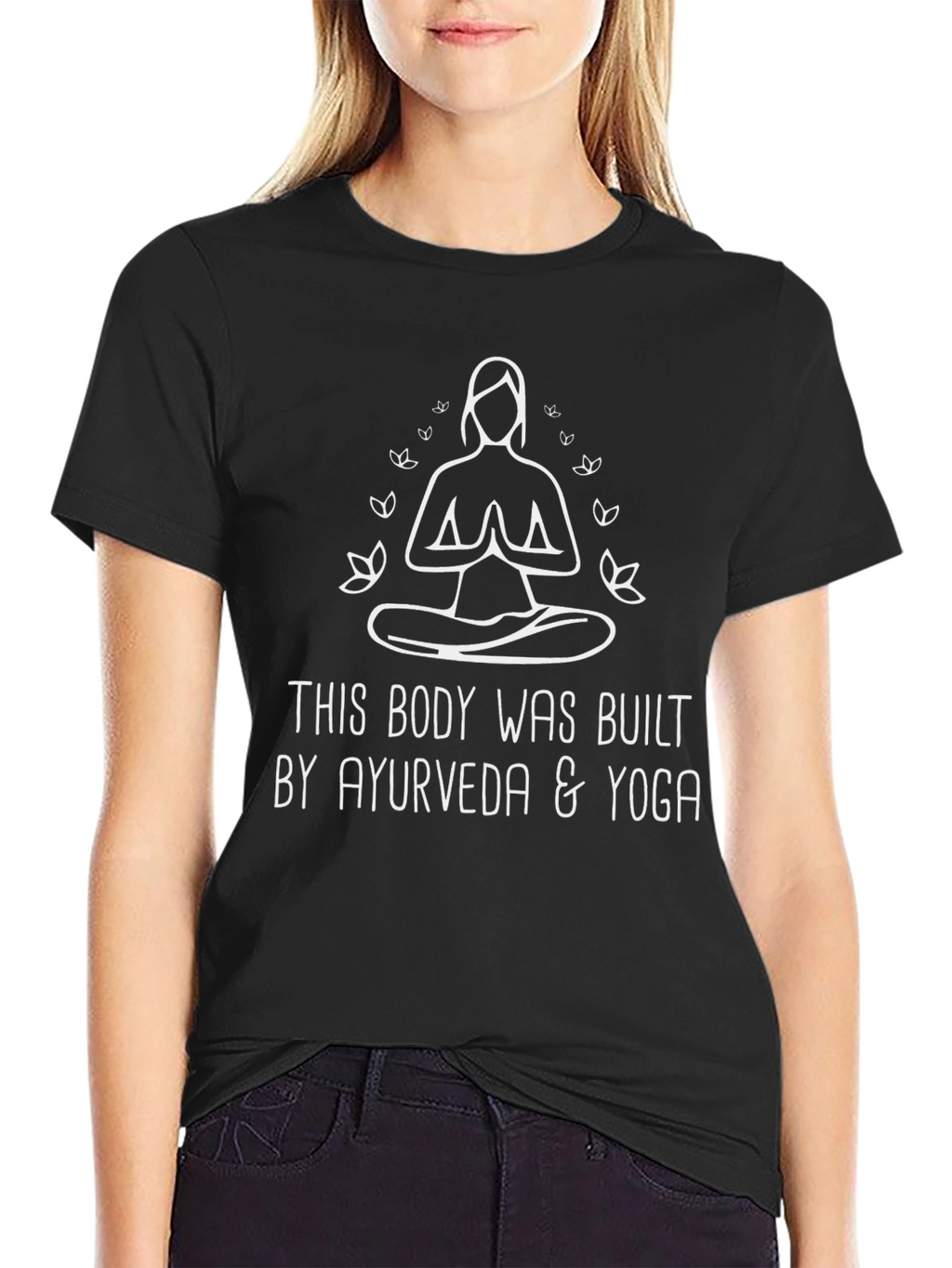 Ayurveda & Yoga Built Body Graphic T-Shirt