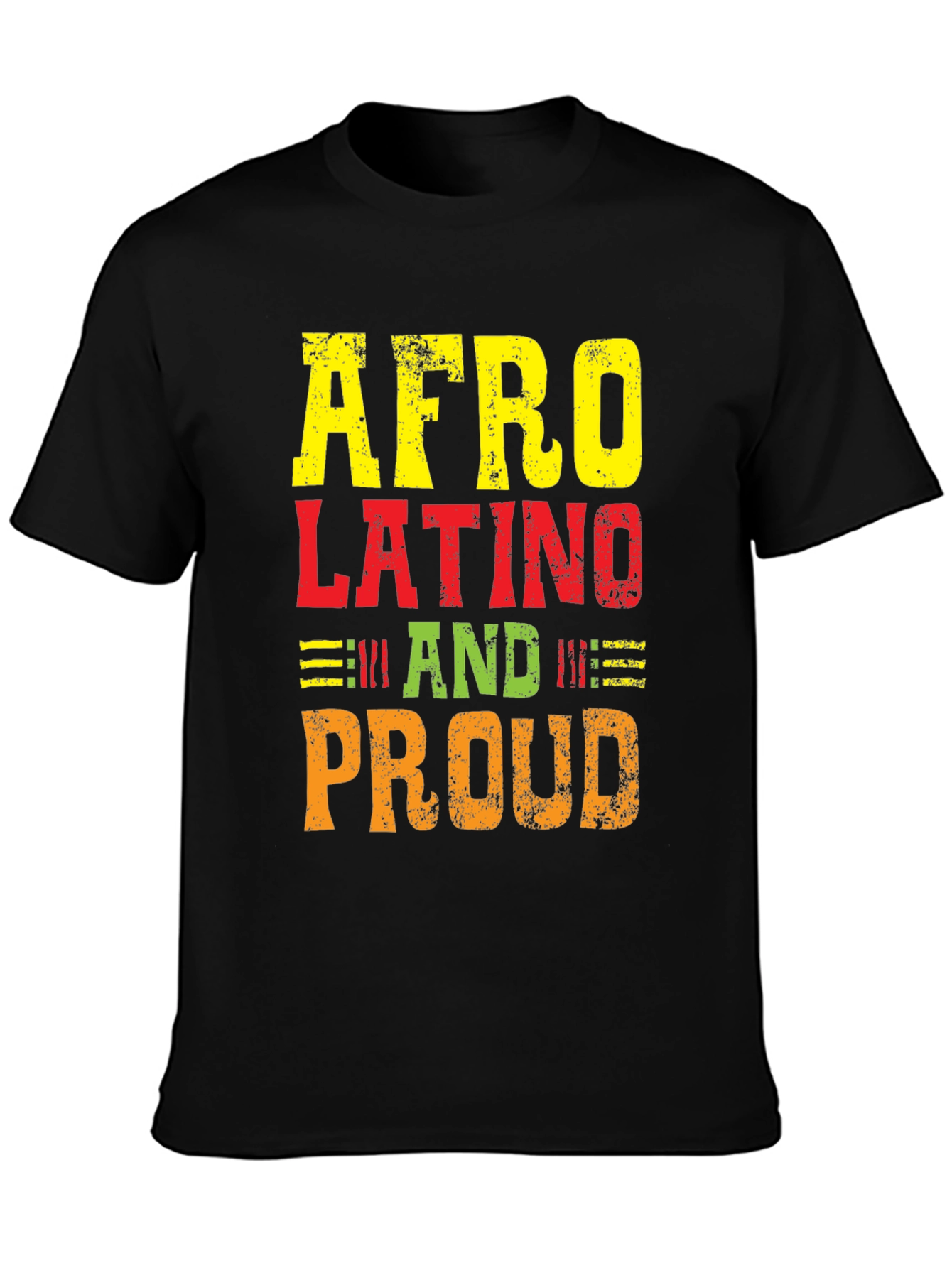 Afro Latino and Proud Graphic T-Shirt