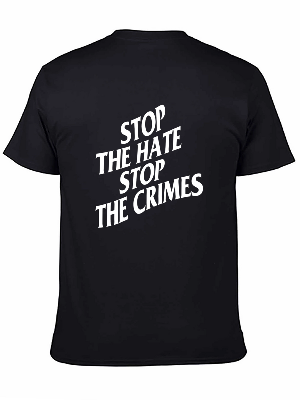 Stop The Hate Stop The Crimes Graphic Tee