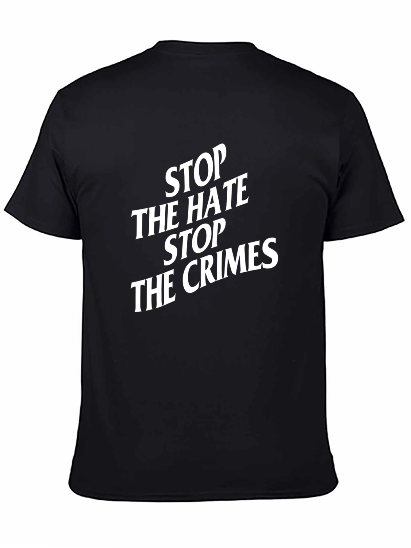 Stop The Hate Stop The Crimes Graphic Tee