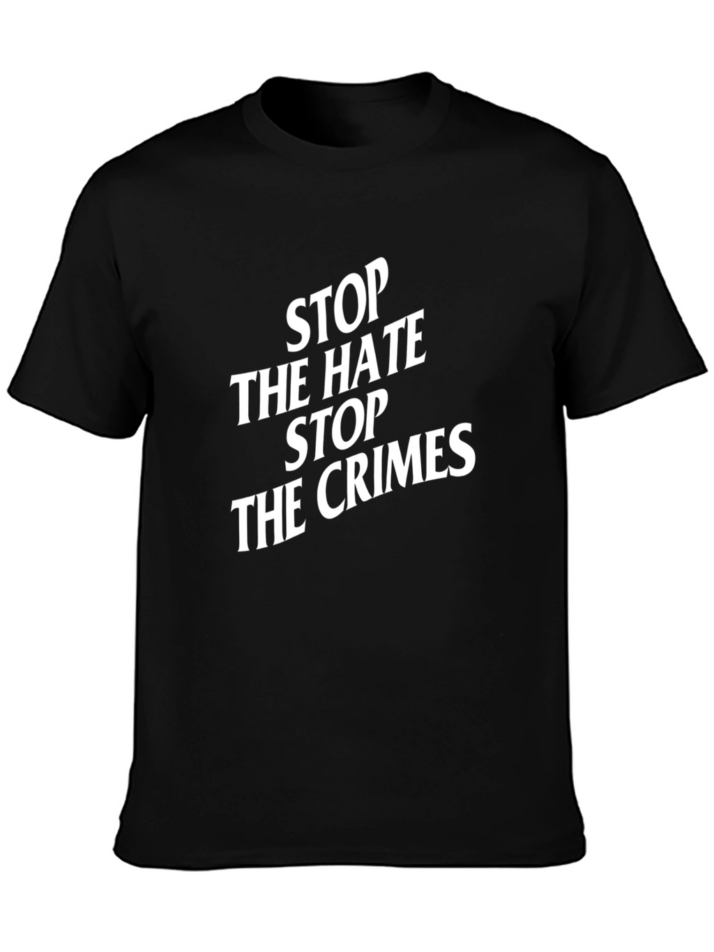 Stop The Hate Stop The Crimes Graphic Tee