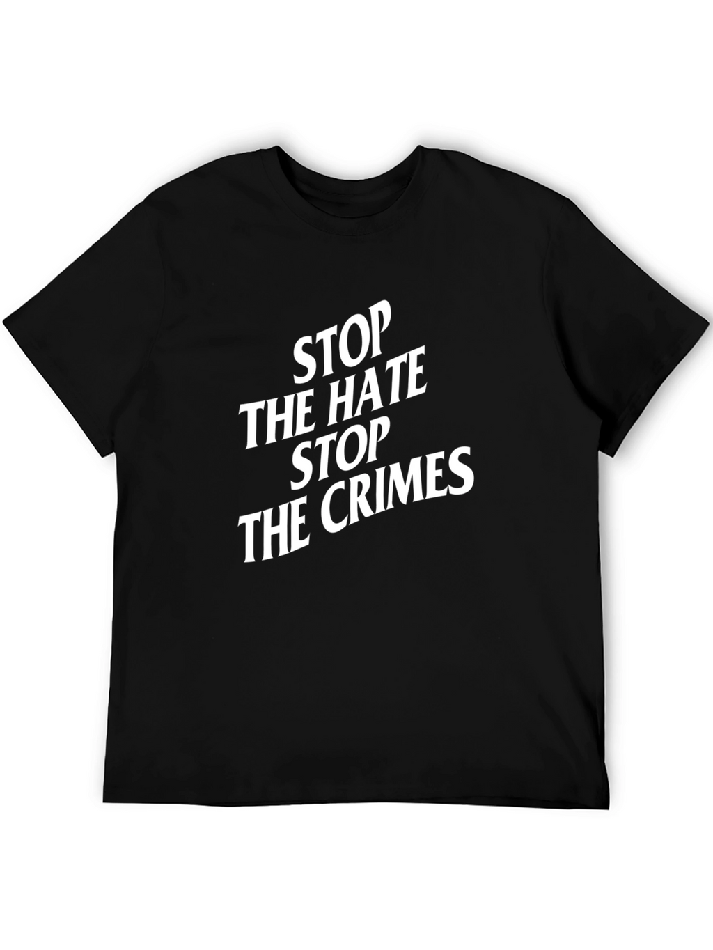Stop The Hate Stop The Crimes Graphic Tee