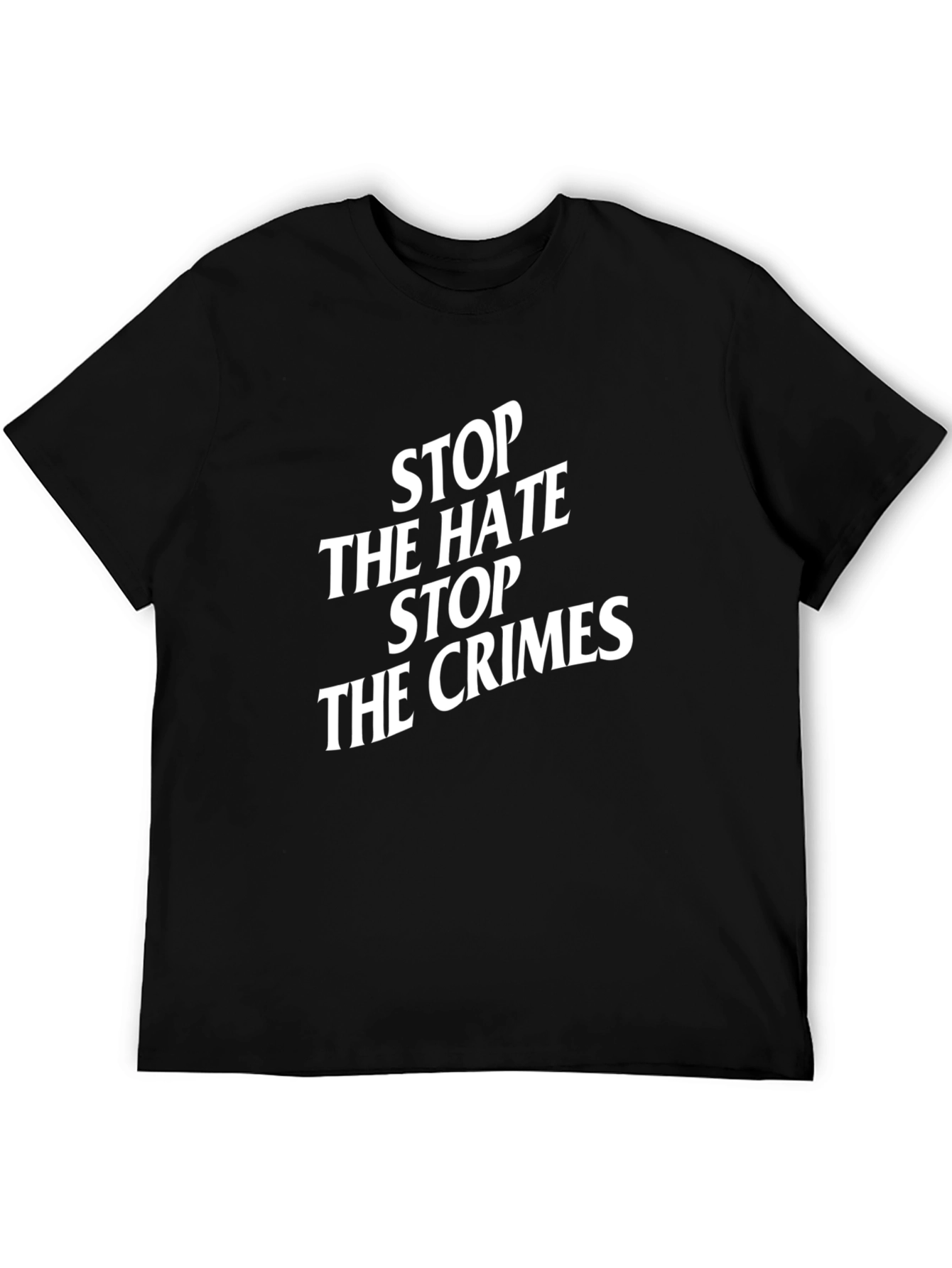 Stop The Hate Stop The Crimes Graphic Tee