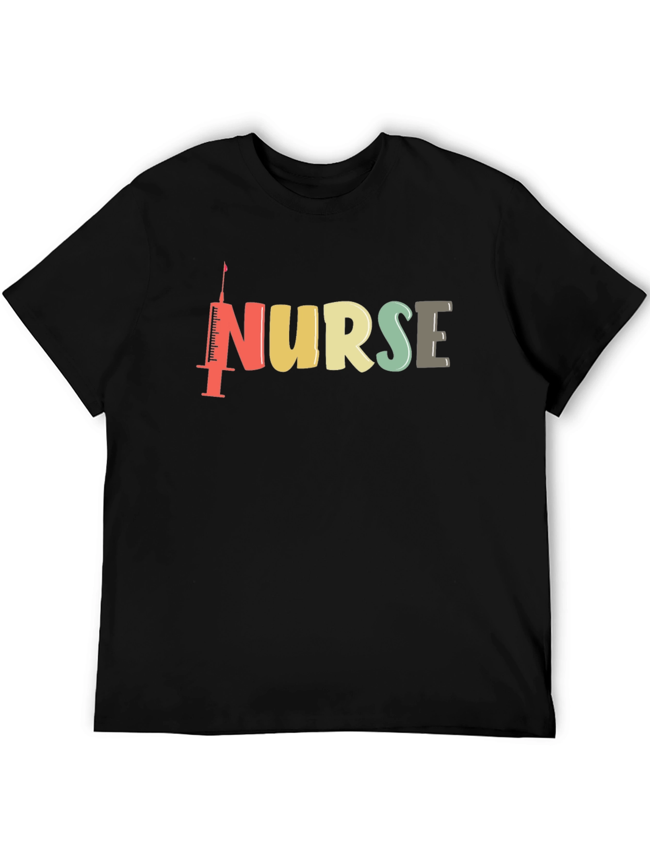 Nurse Syringe Graphic T-Shirt