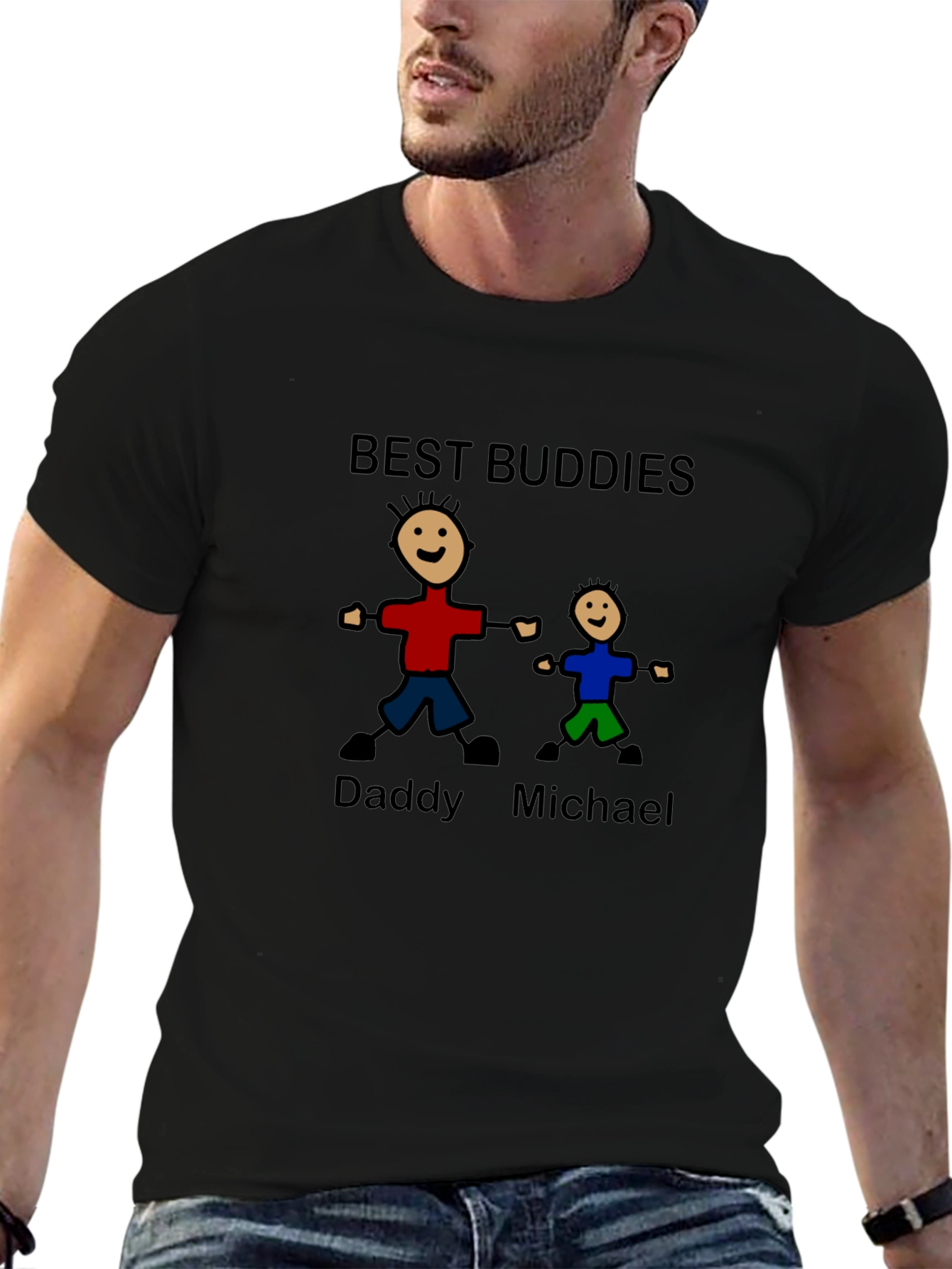 Best Buddies Daddy & Michael Graphic T-Shirt