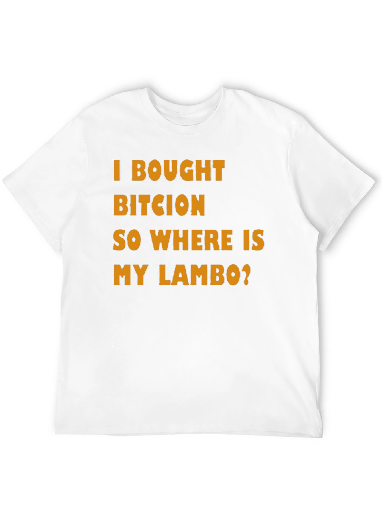 Bitcoin Lambo T-Shirt Crypto Investor Tee