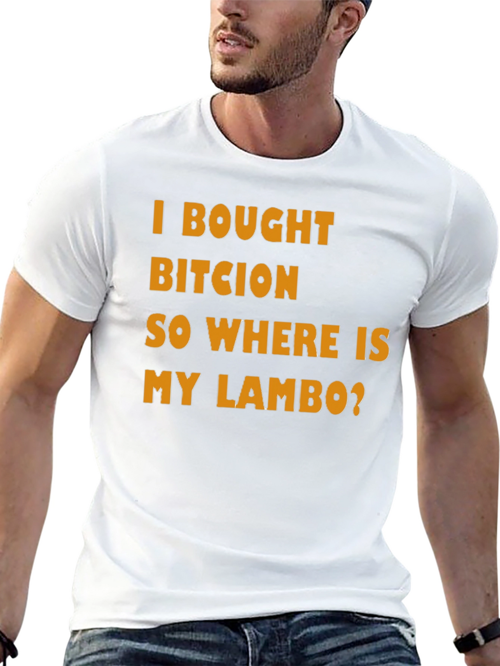 Bitcoin Lambo T-Shirt Crypto Investor Tee
