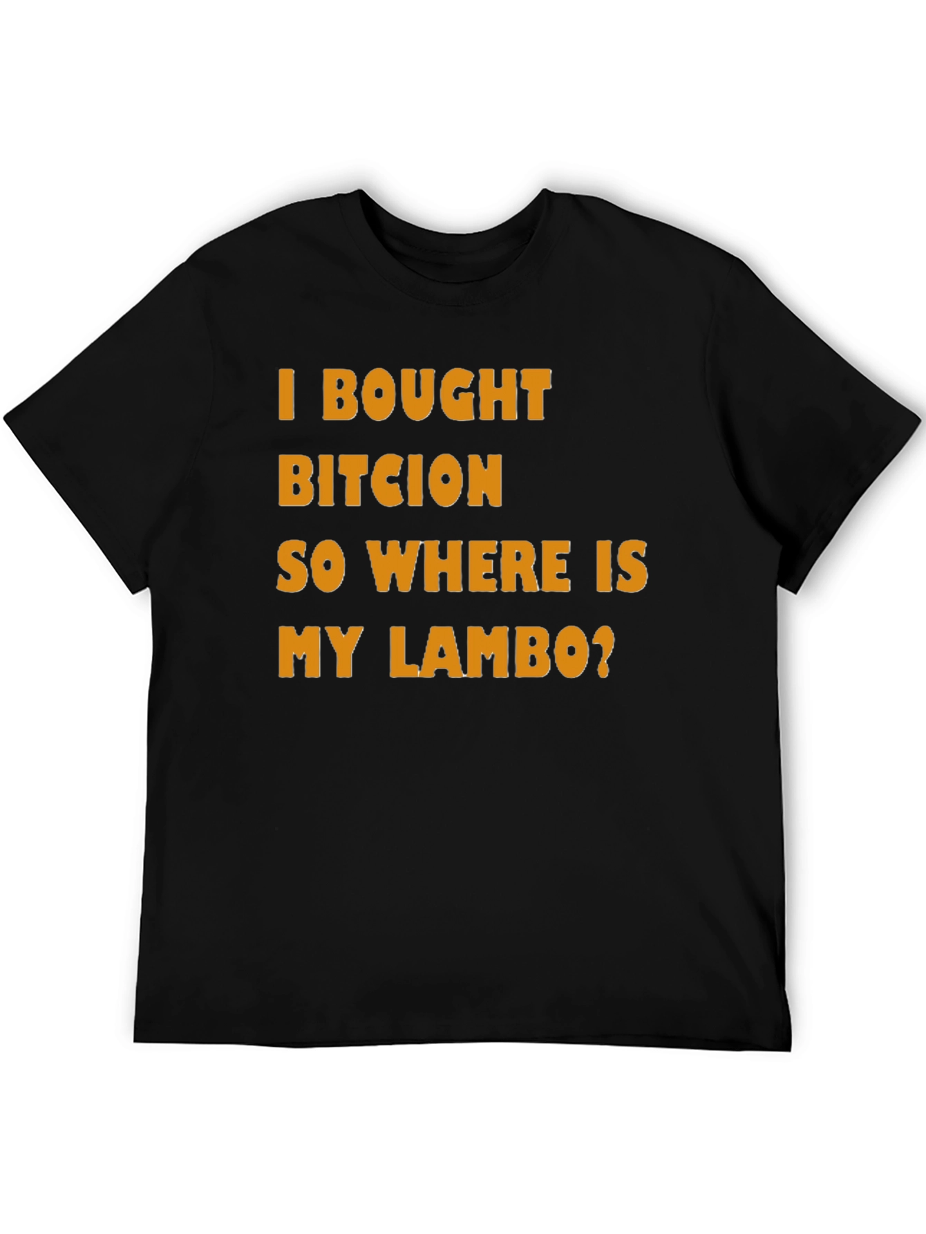 Bitcoin Lambo T-Shirt Crypto Investor Tee