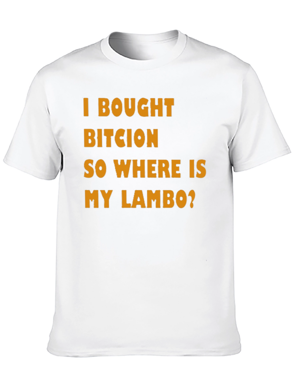Bitcoin Lambo T-Shirt Crypto Investor Tee