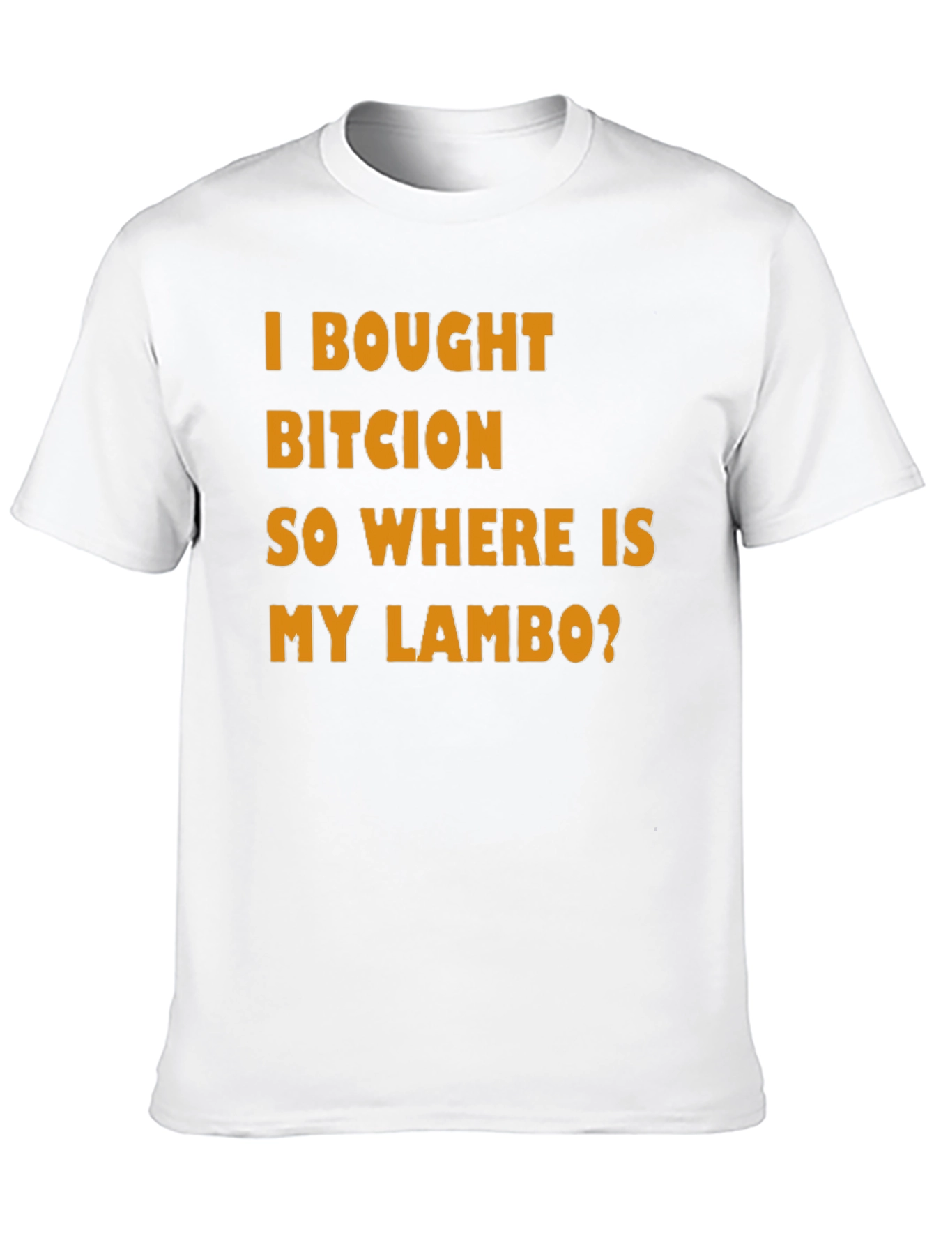 Bitcoin Lambo T-Shirt Crypto Investor Tee