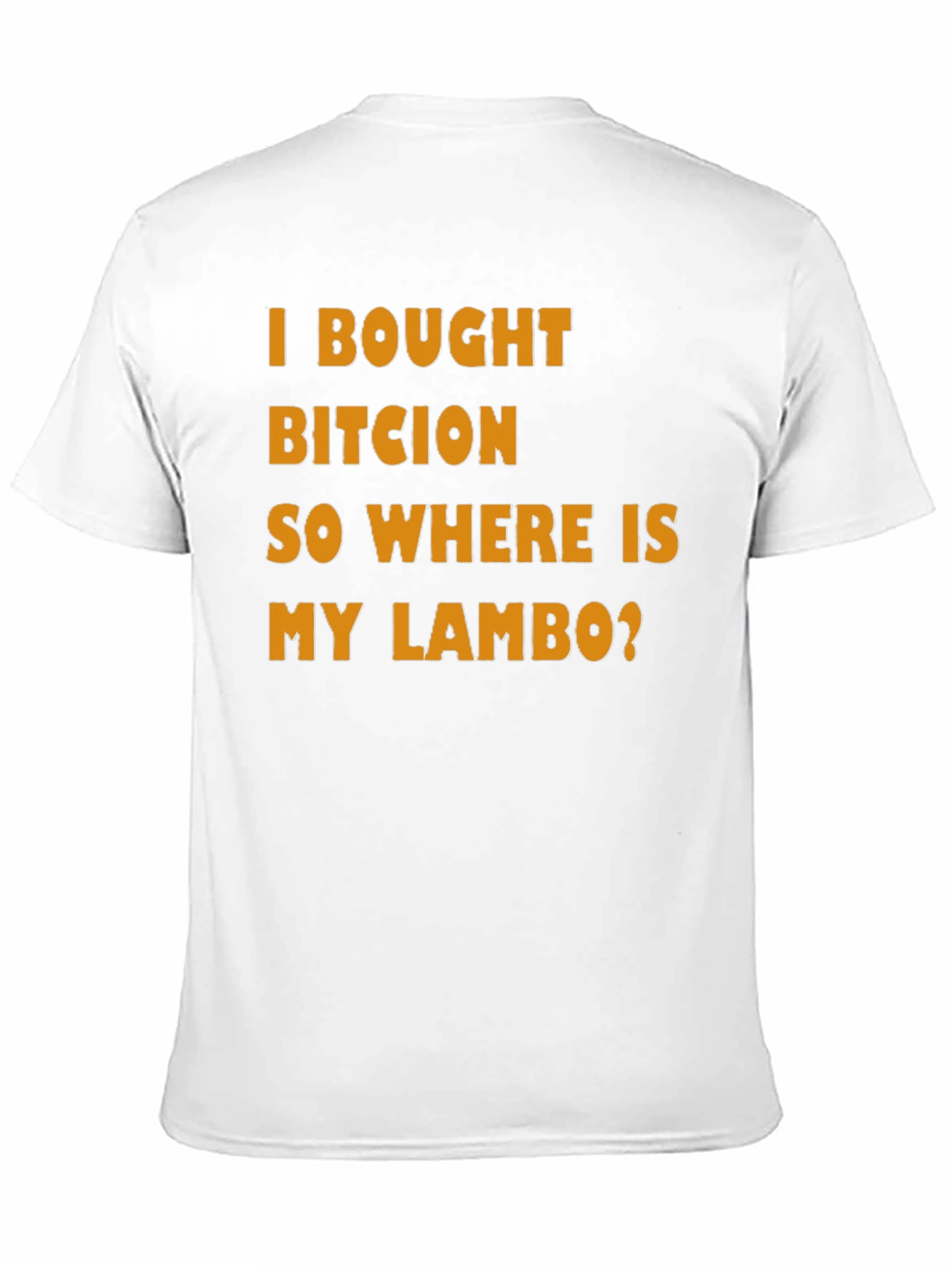 Bitcoin Lambo T-Shirt Crypto Investor Tee
