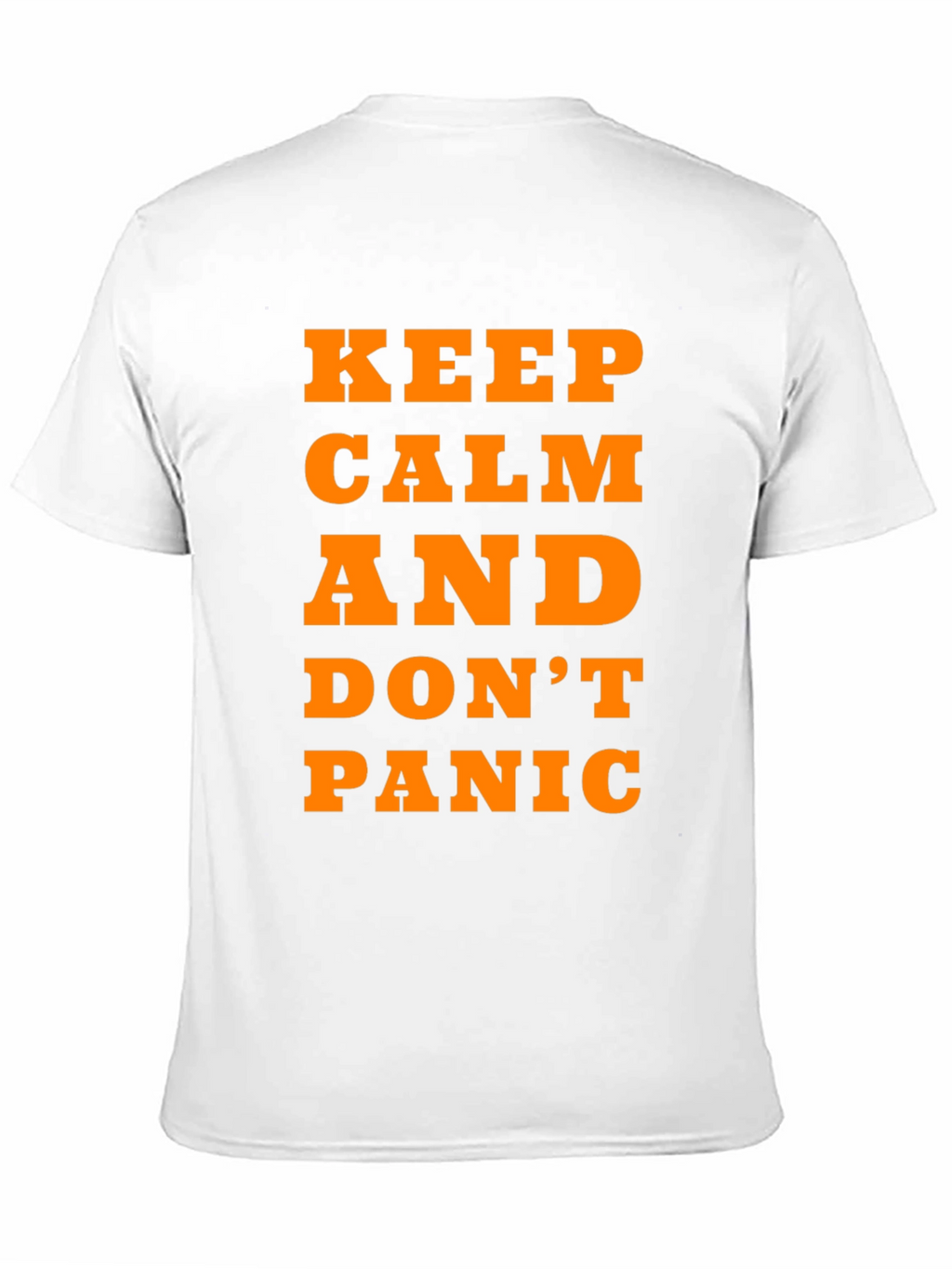 Keep Calm and Dont Panic T-Shirt - Black