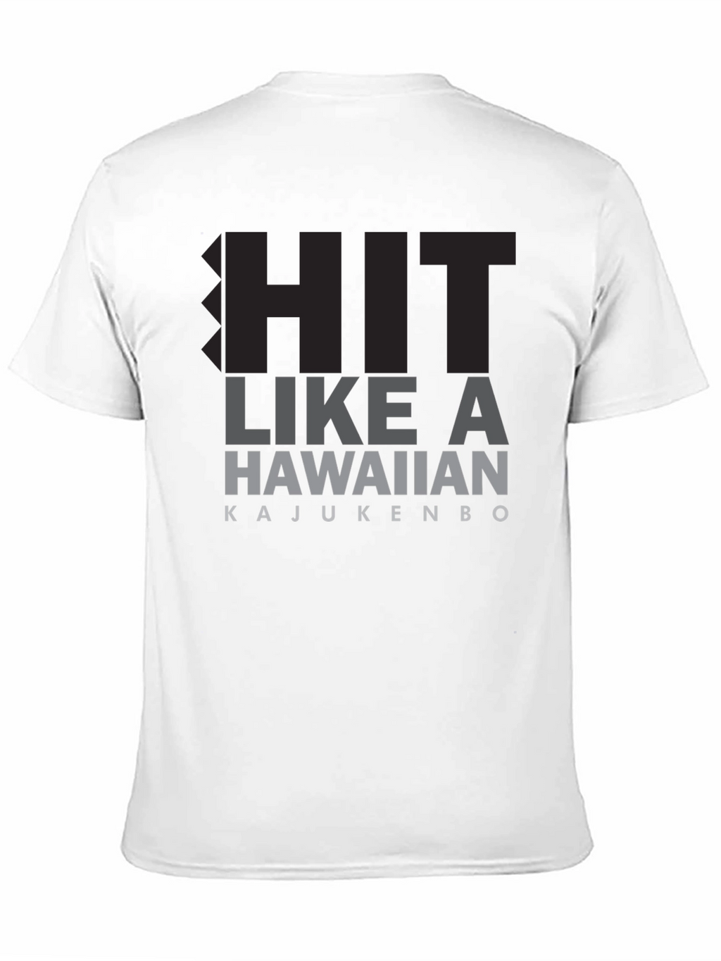 Hit Like A Hawaiian T-Shirt - Black