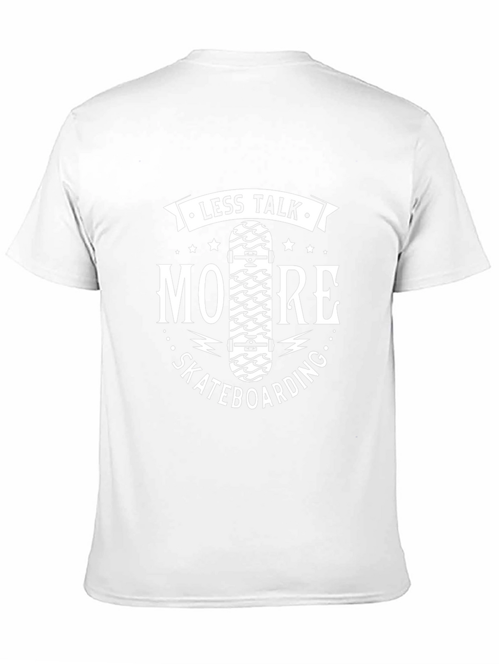 Less Talk More Skateboarding Graphic Tee