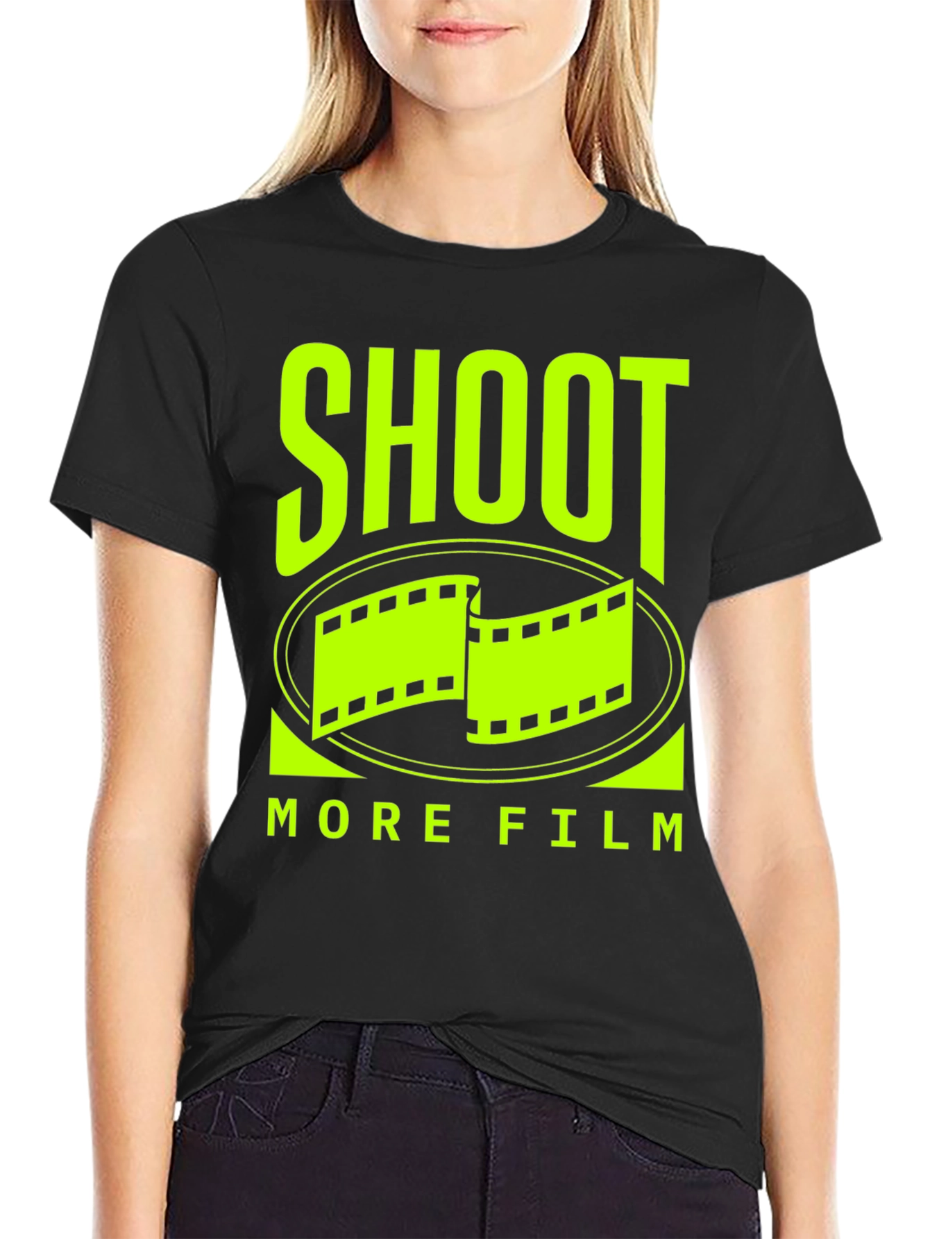 Shoot More Film T-Shirt - Retro Movie Lover Tee