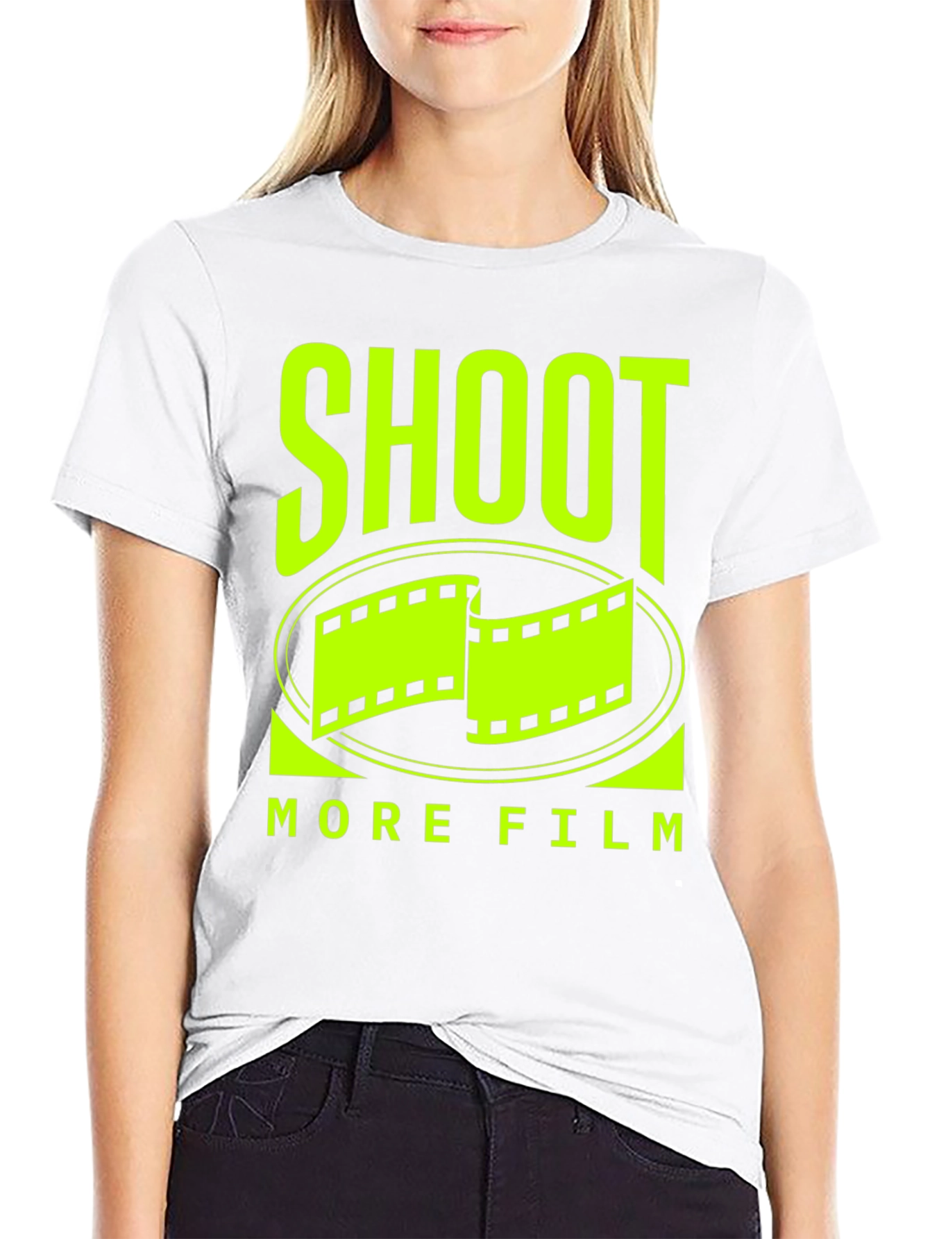 Shoot More Film T-Shirt - Retro Movie Lover Tee