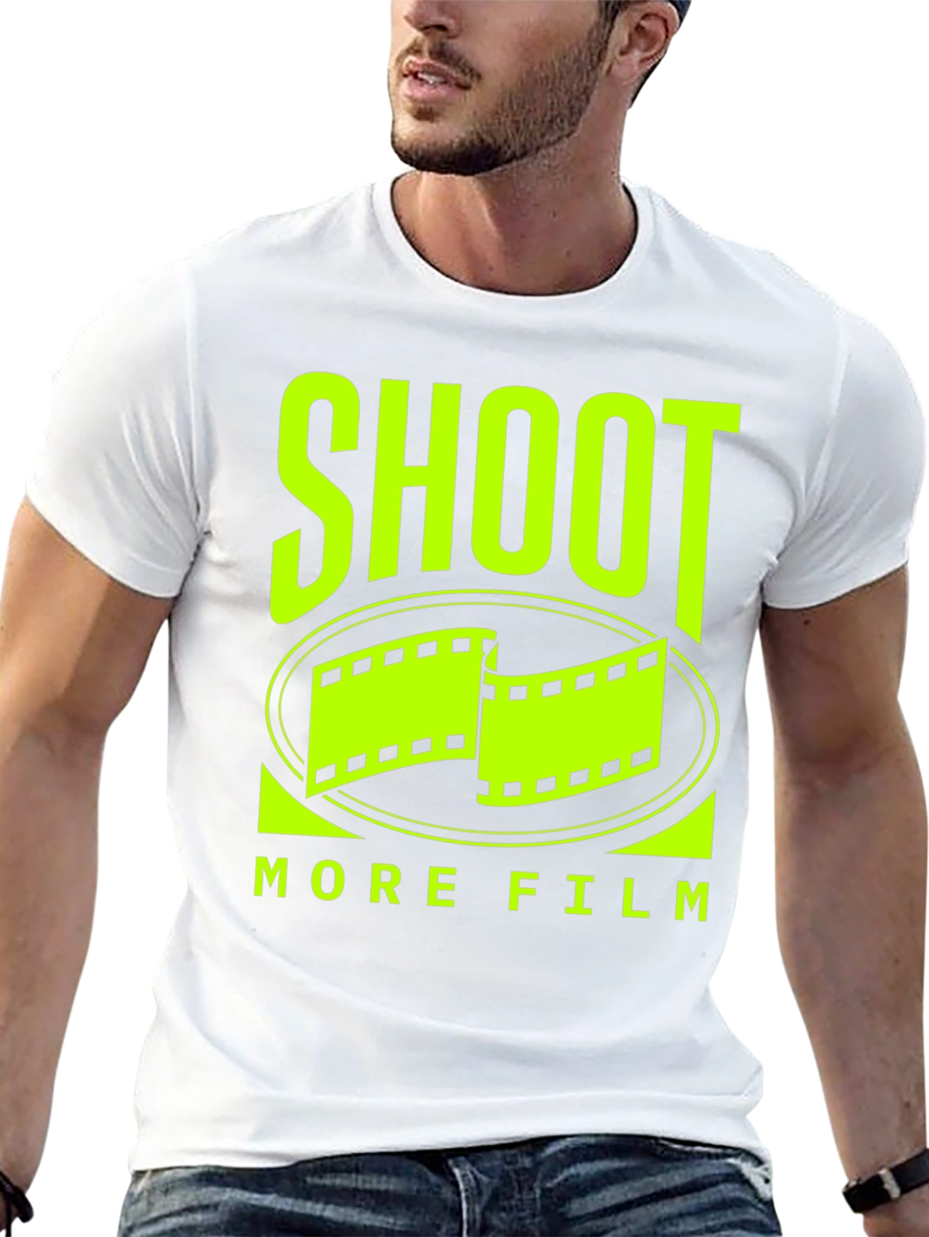 Shoot More Film T-Shirt - Retro Movie Lover Tee