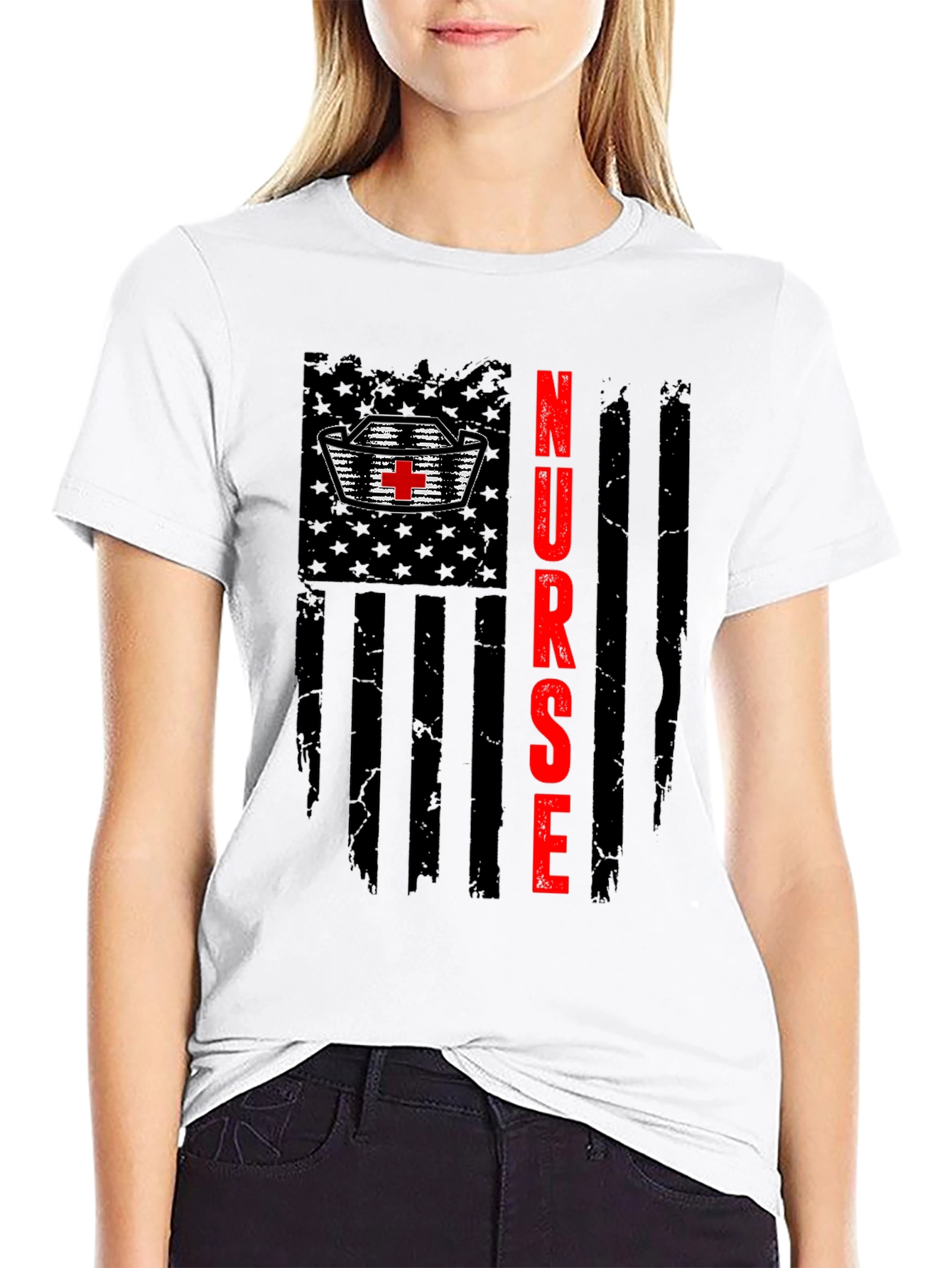 American Nurse Patriotic T-Shirt