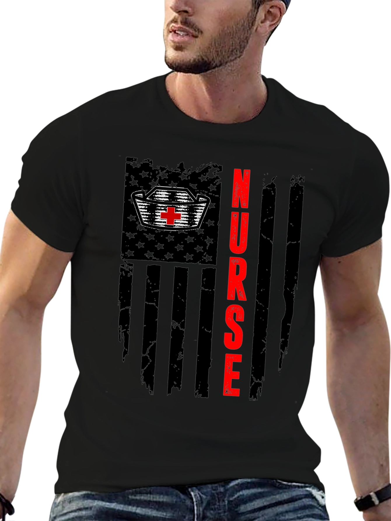 American Nurse Patriotic T-Shirt