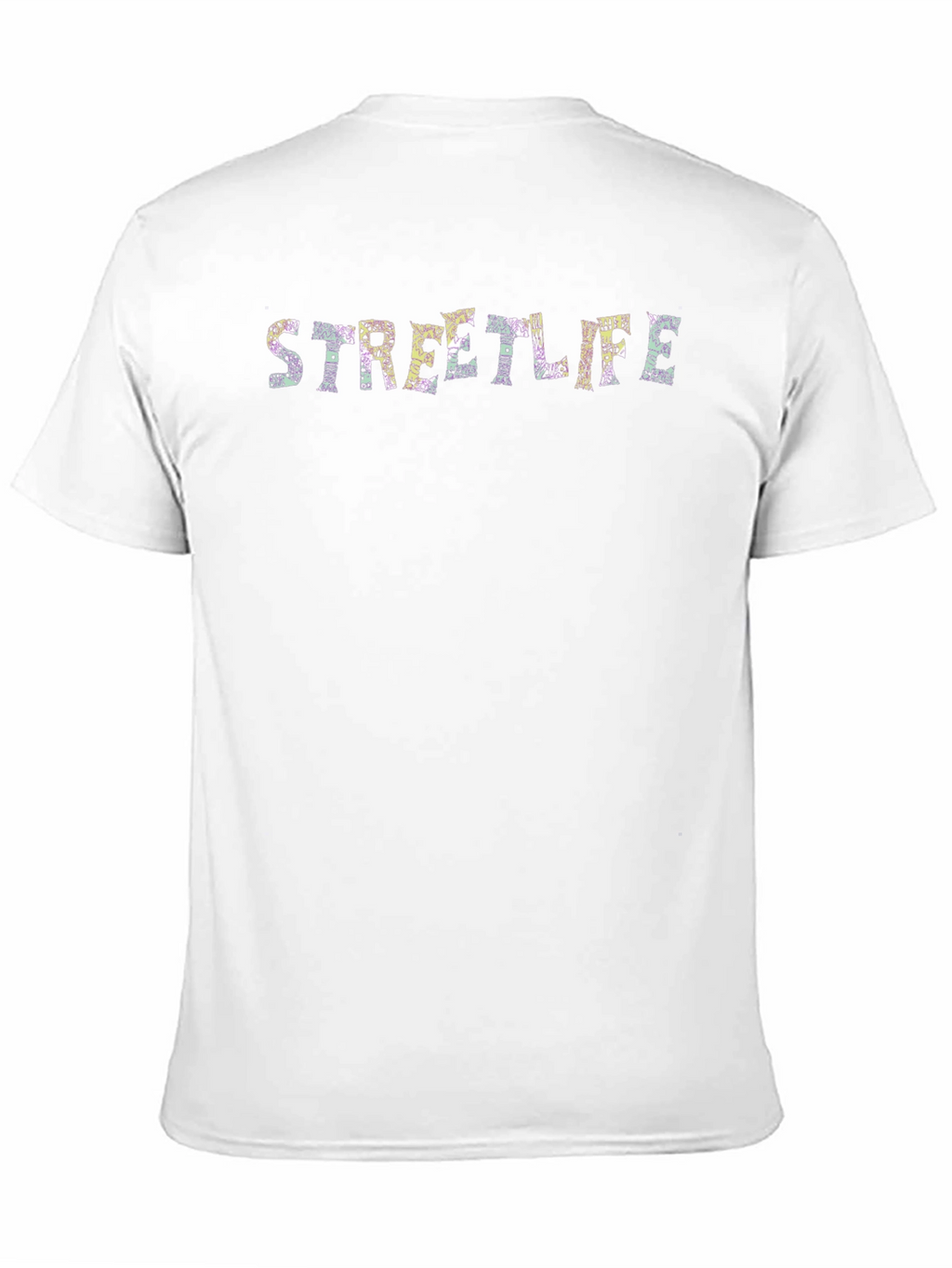 Streetlife Graphic Print Black T-Shirt