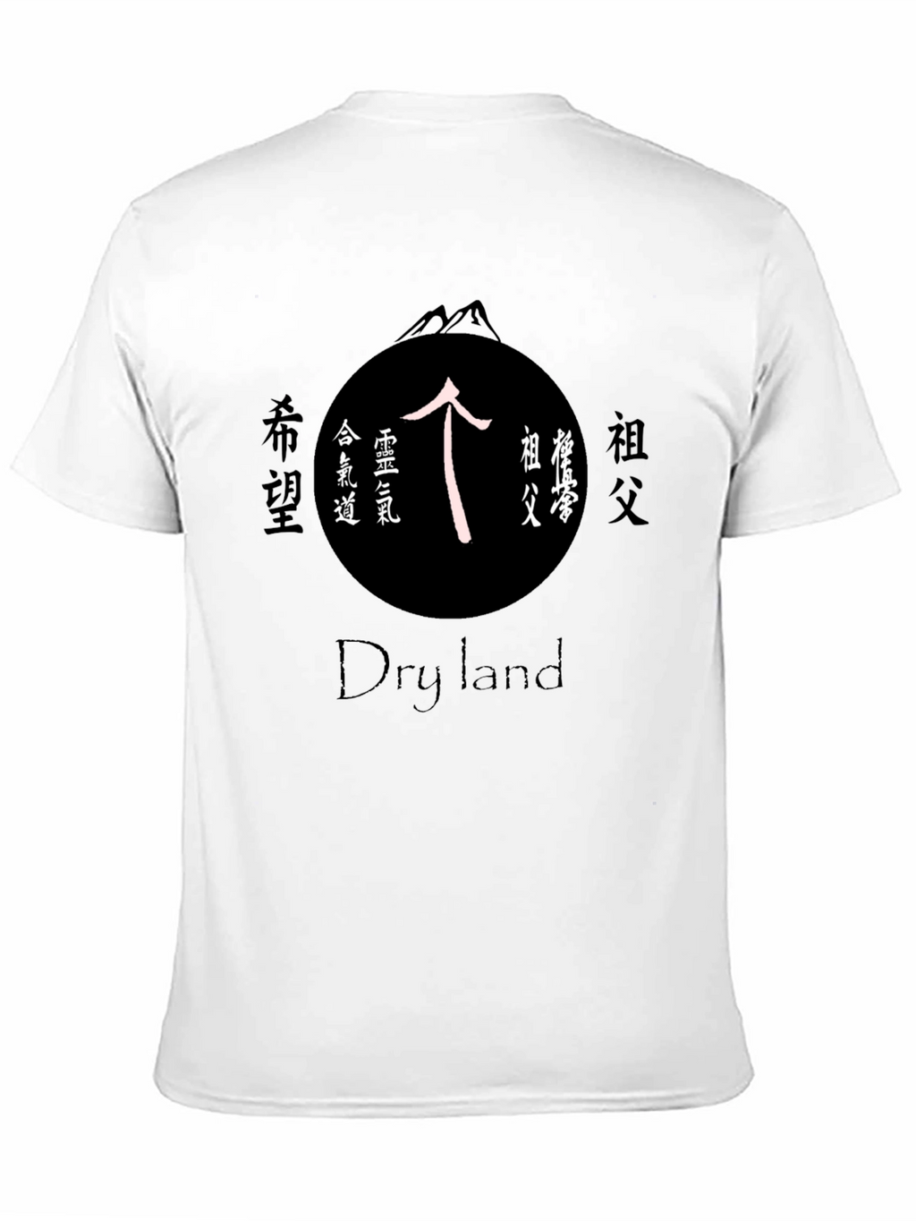 Dry Land T-Shirt with Japanese Symbol Design