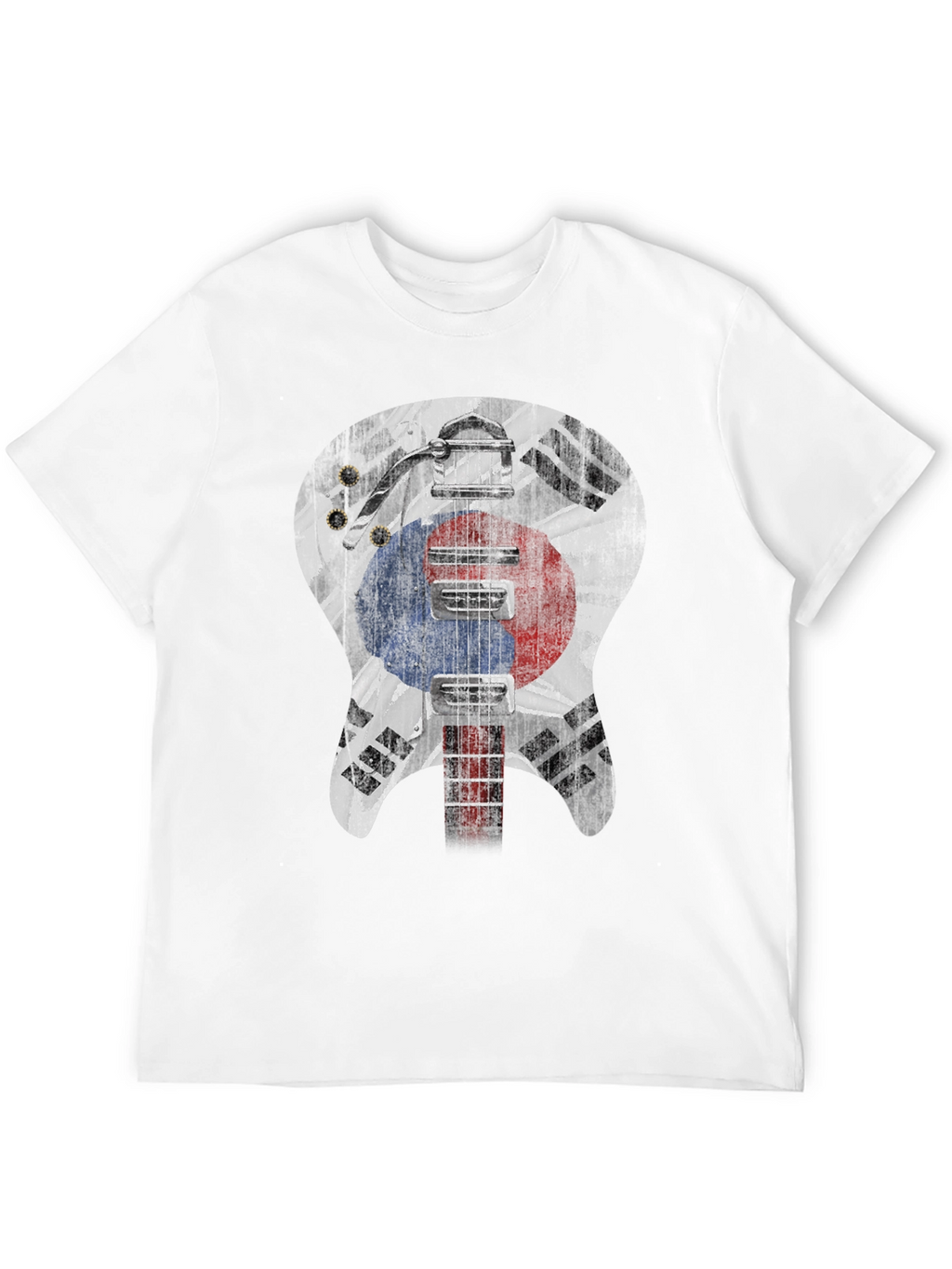Korea Guitar Flag T-Shirt