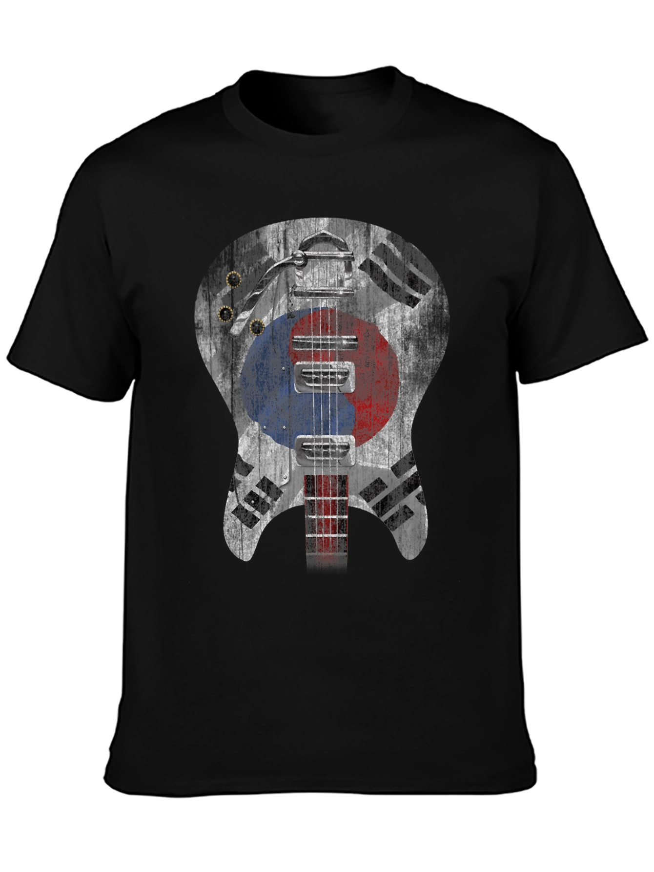 Korea Guitar Flag T-Shirt