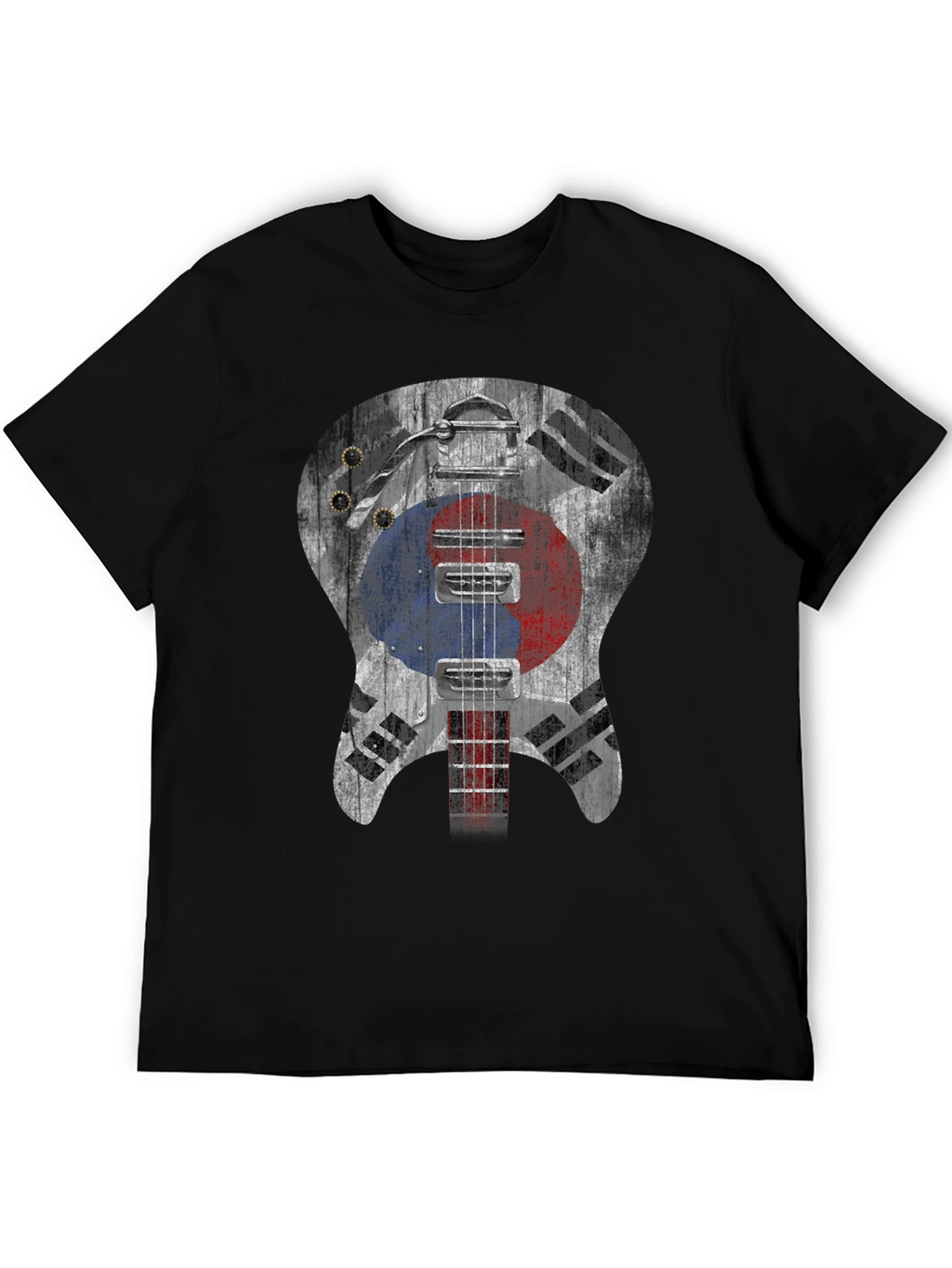 Korea Guitar Flag T-Shirt