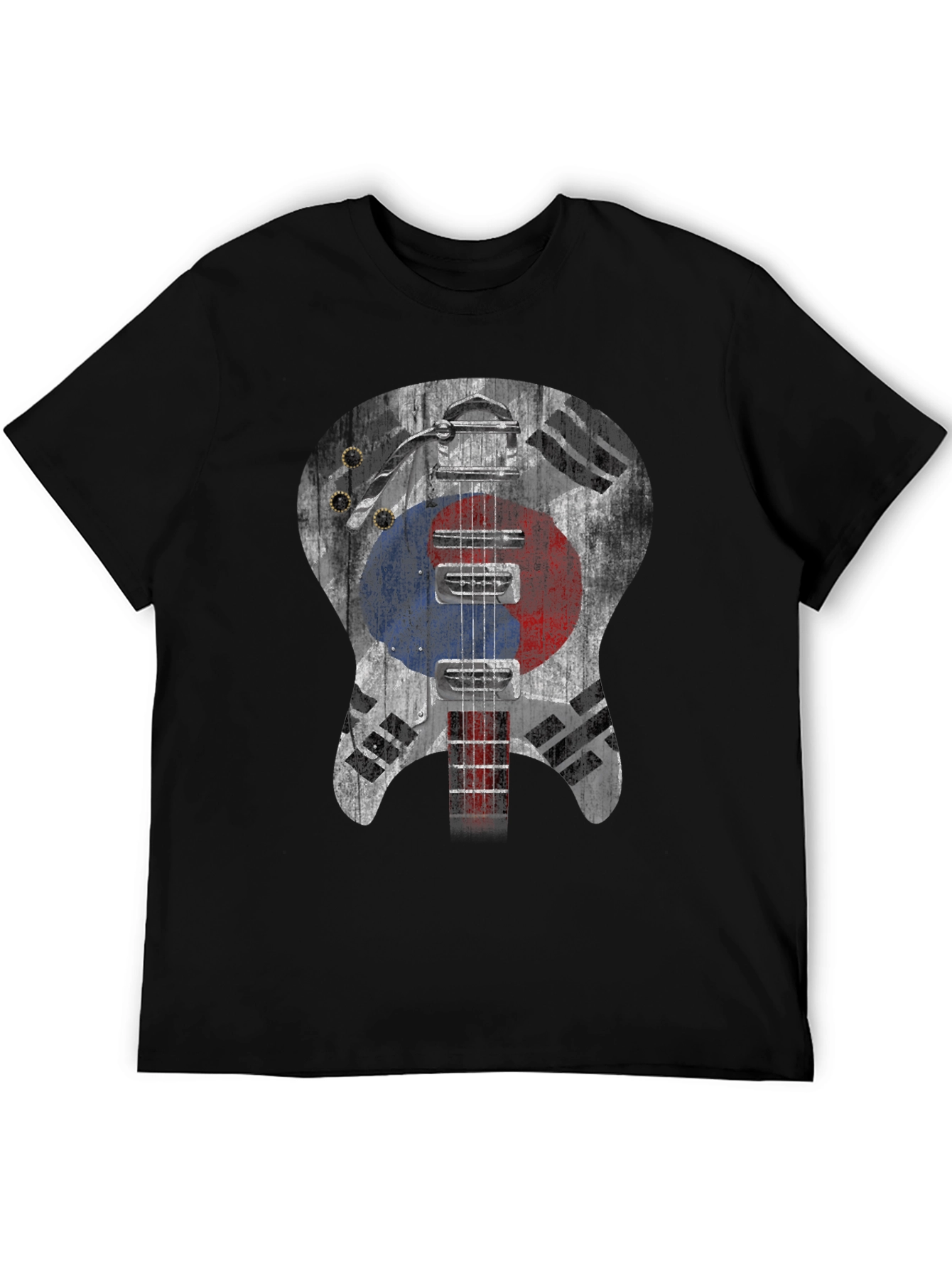 Korea Guitar Flag T-Shirt
