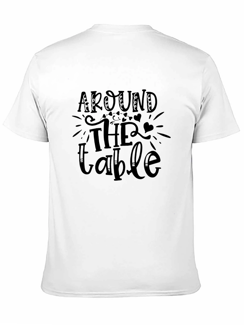 Around the Table Black Graphic Tee