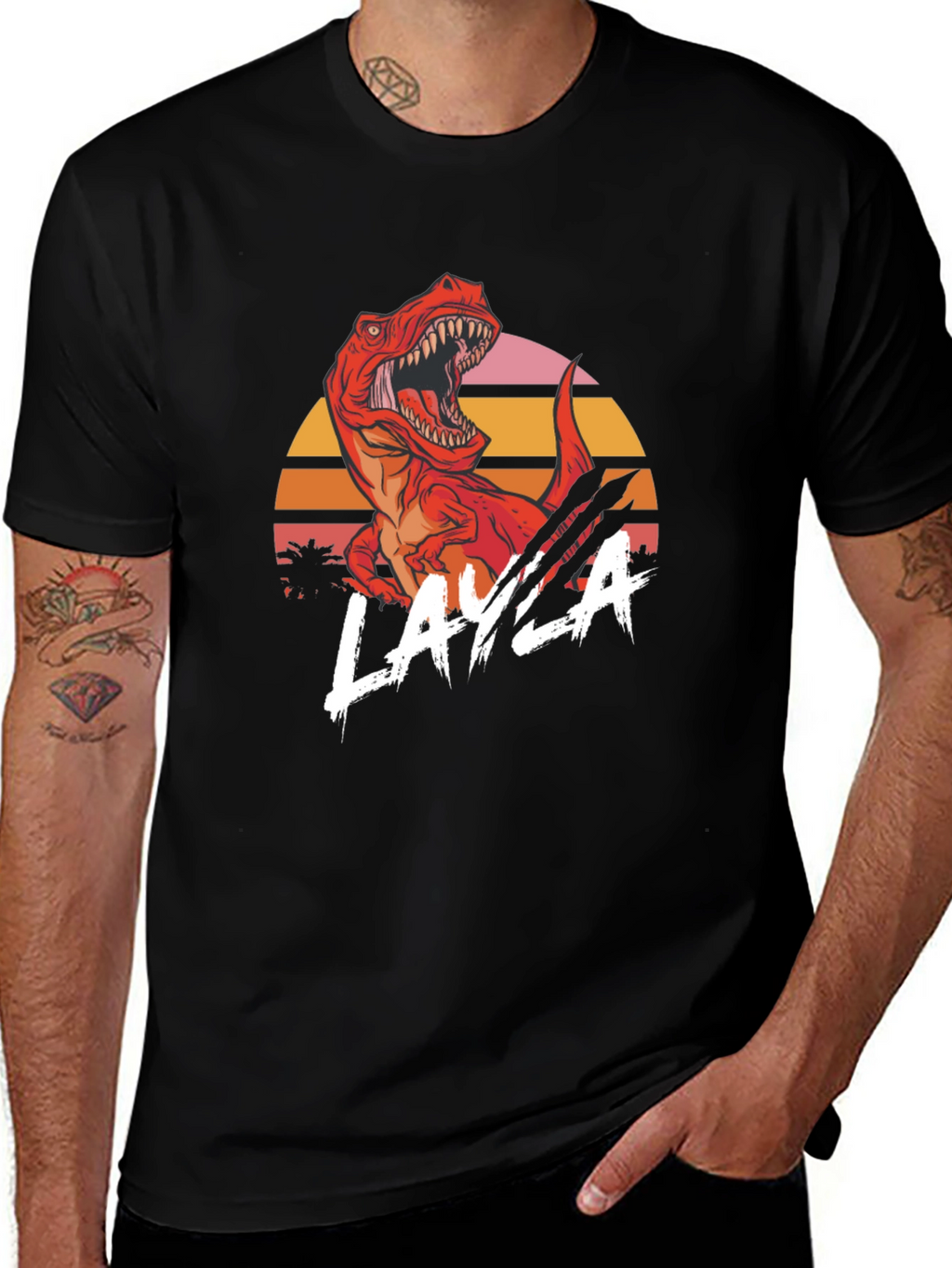 Retro Dinosaur Layla T-Shirt