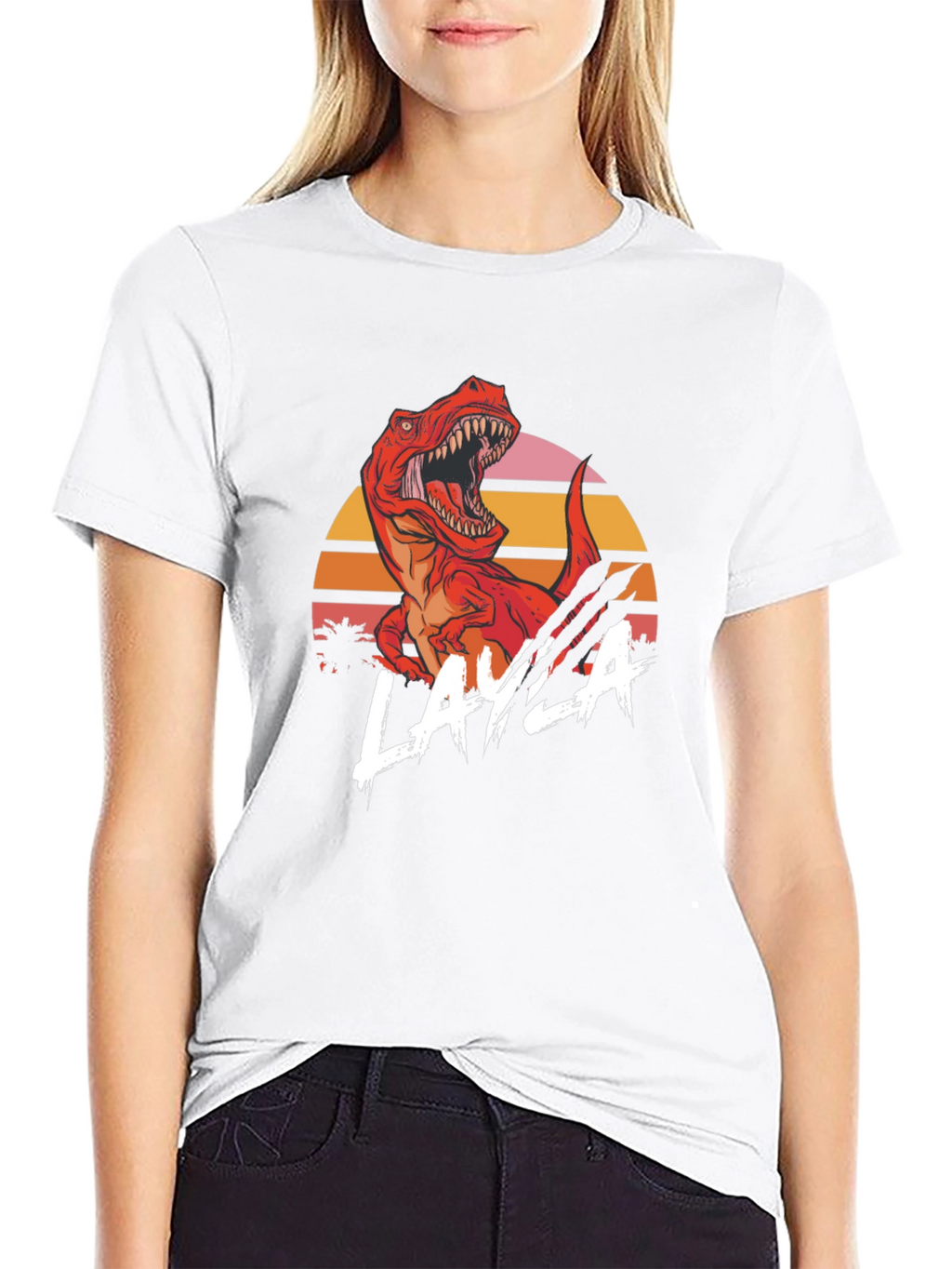 Retro Dinosaur Layla T-Shirt