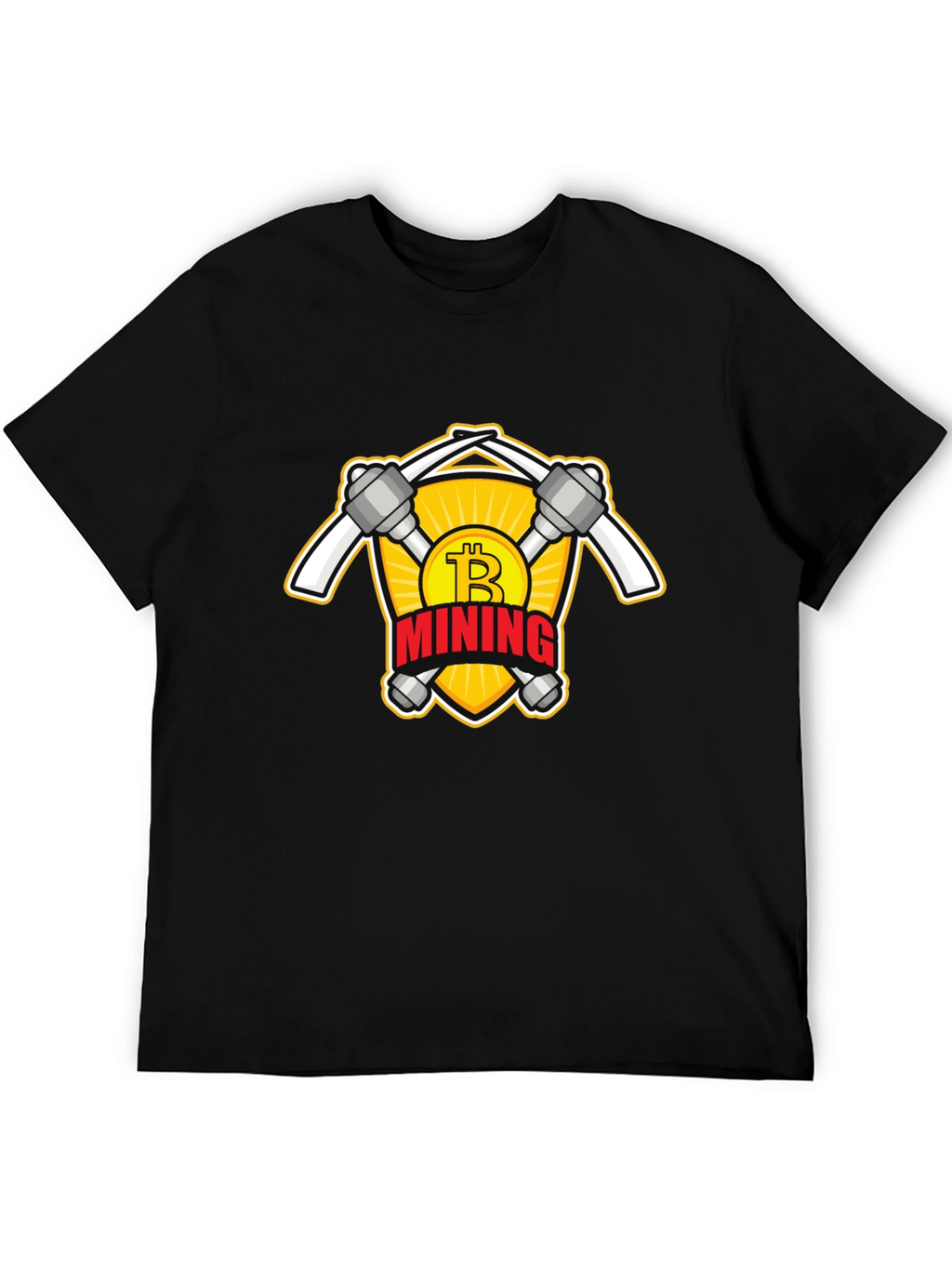 Bitcoin Mining Black T-Shirt