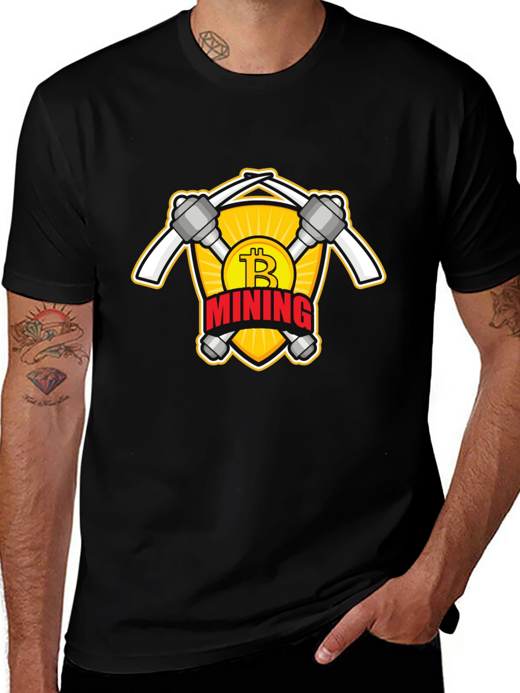 Bitcoin Mining Black T-Shirt