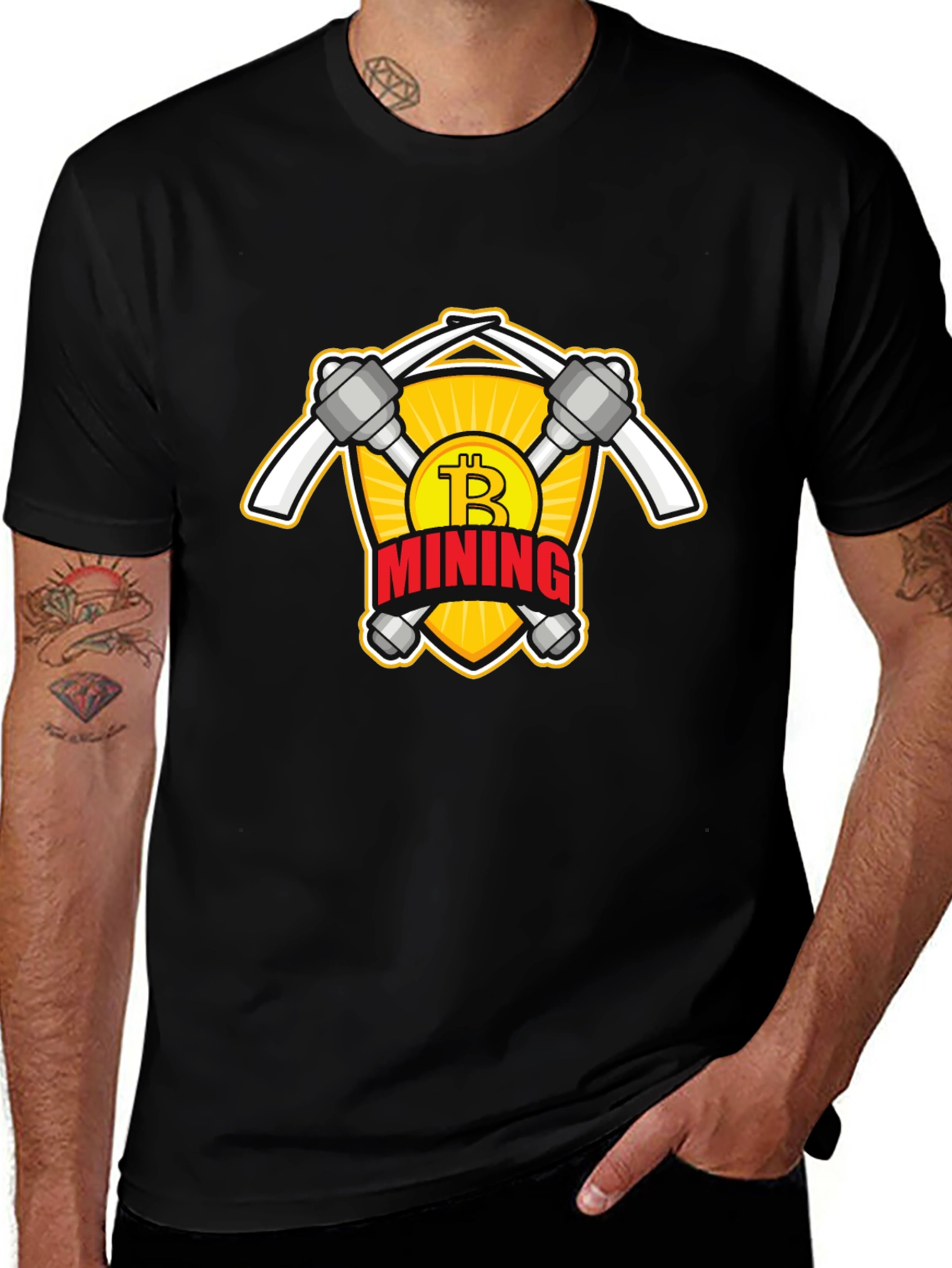 Bitcoin Mining Black T-Shirt