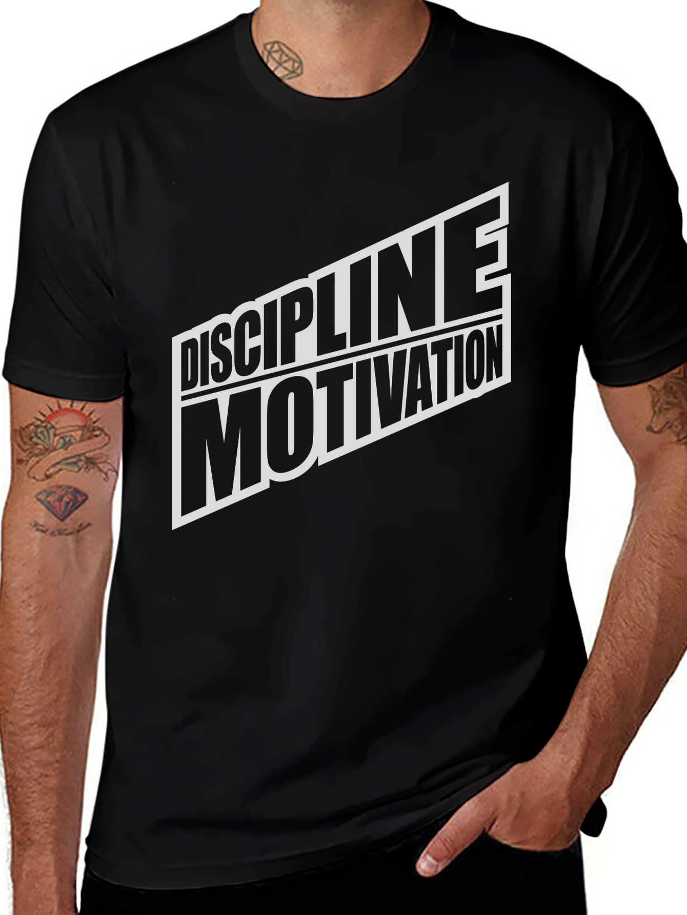 Discipline Motivation T-Shirt - Stylish Graphic Tee