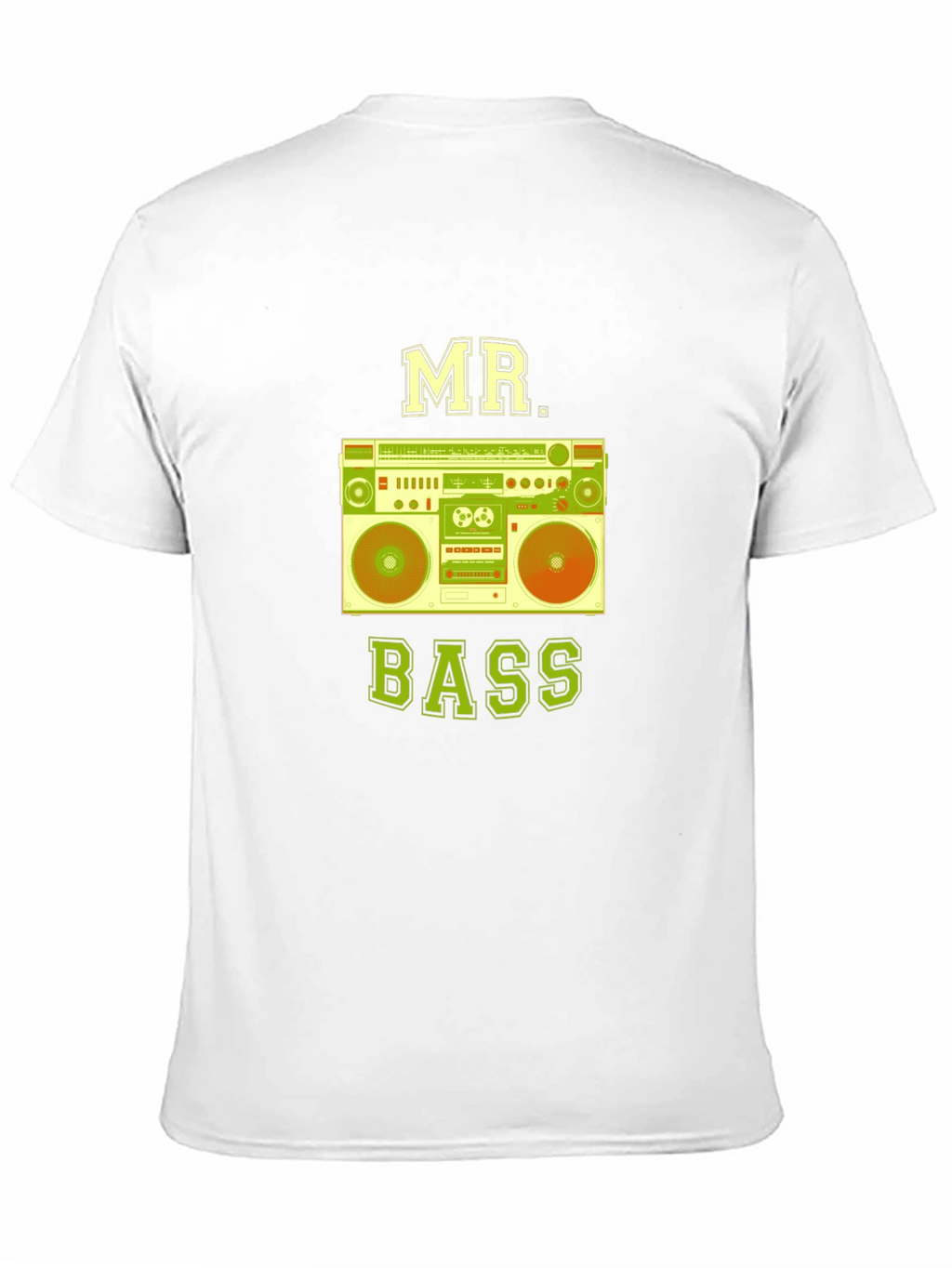 Mr. Bass Graphic Tee - Retro Boombox Design