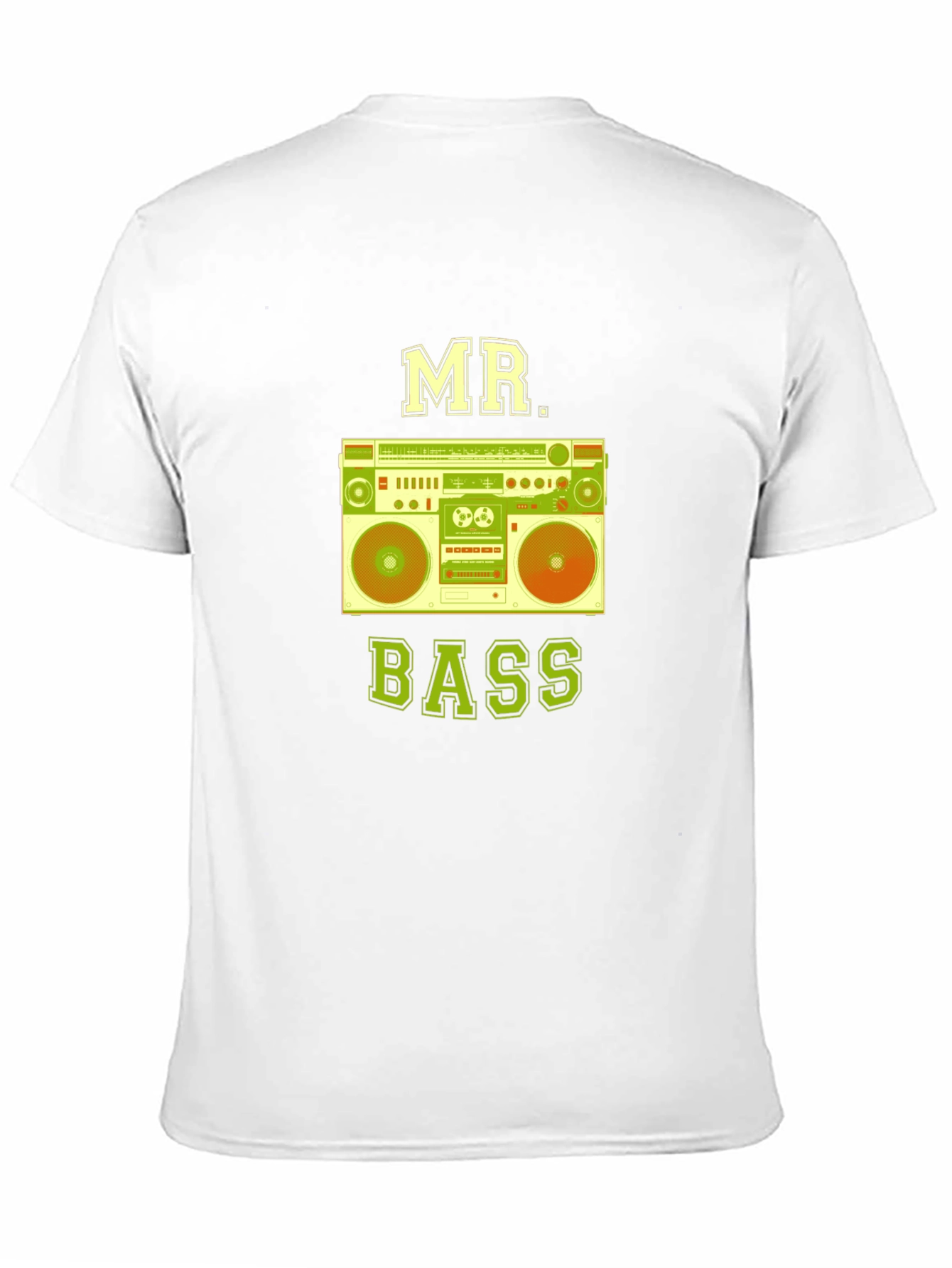 Mr. Bass Graphic Tee - Retro Boombox Design