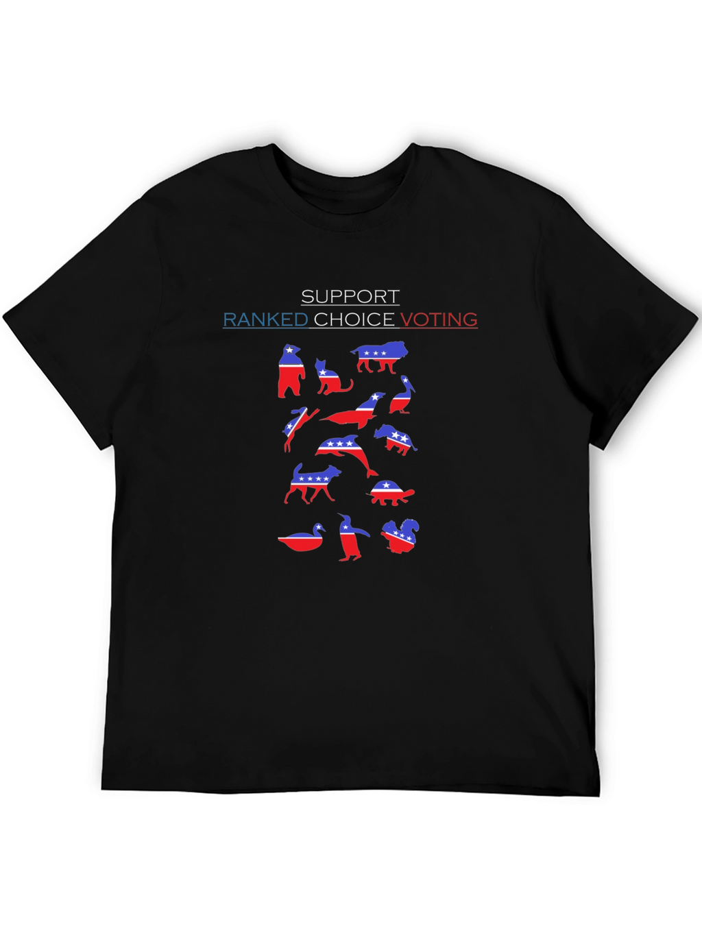 Support Ranked Choice Voting Graphic Tee