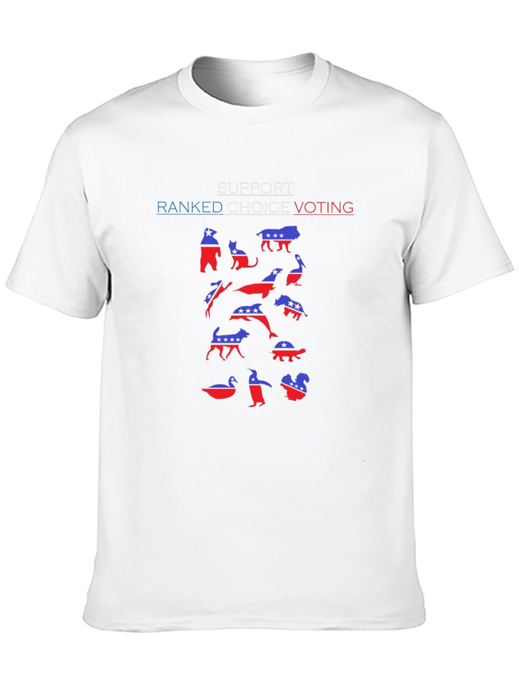 Support Ranked Choice Voting Graphic Tee