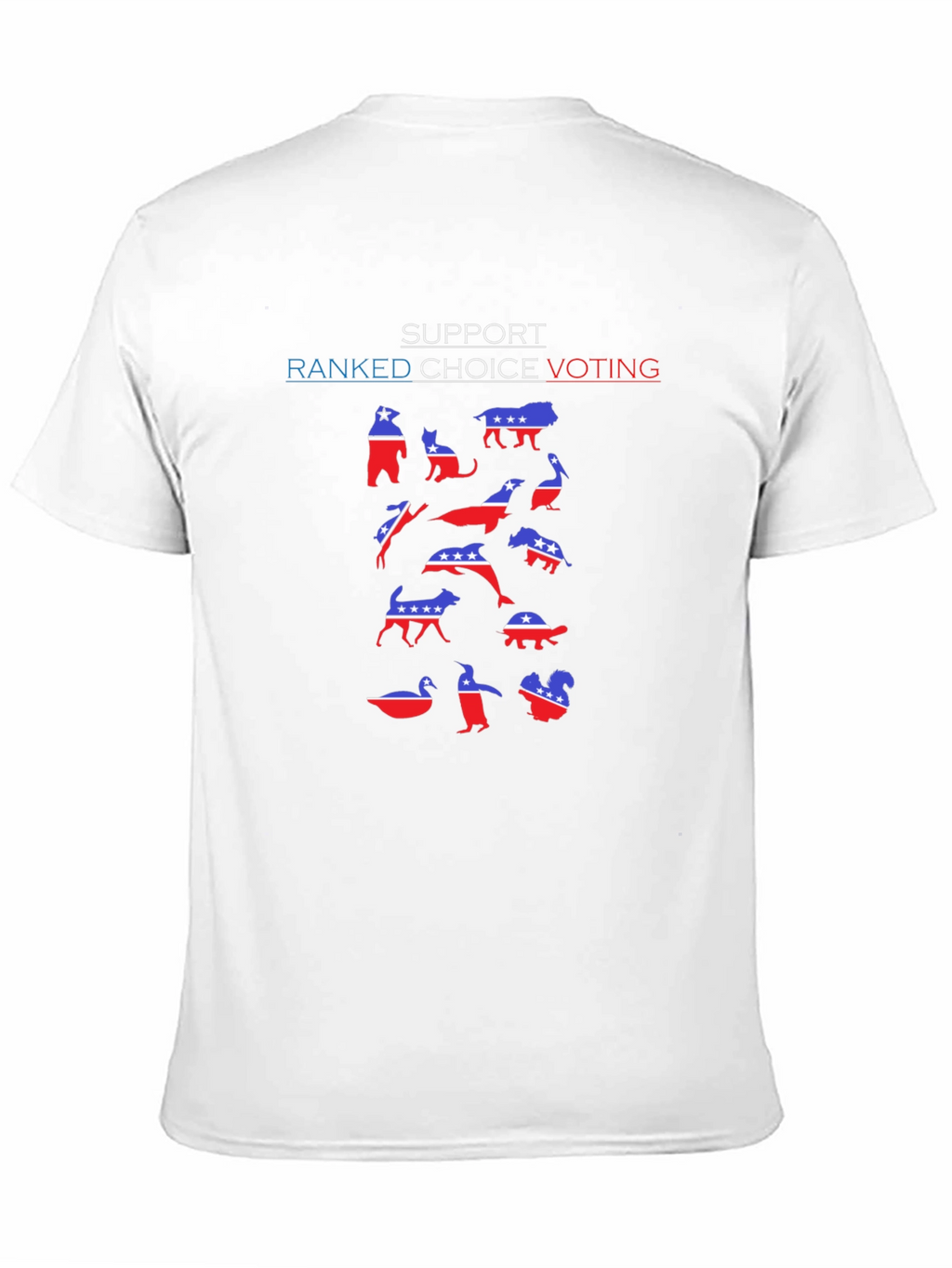 Support Ranked Choice Voting Graphic Tee