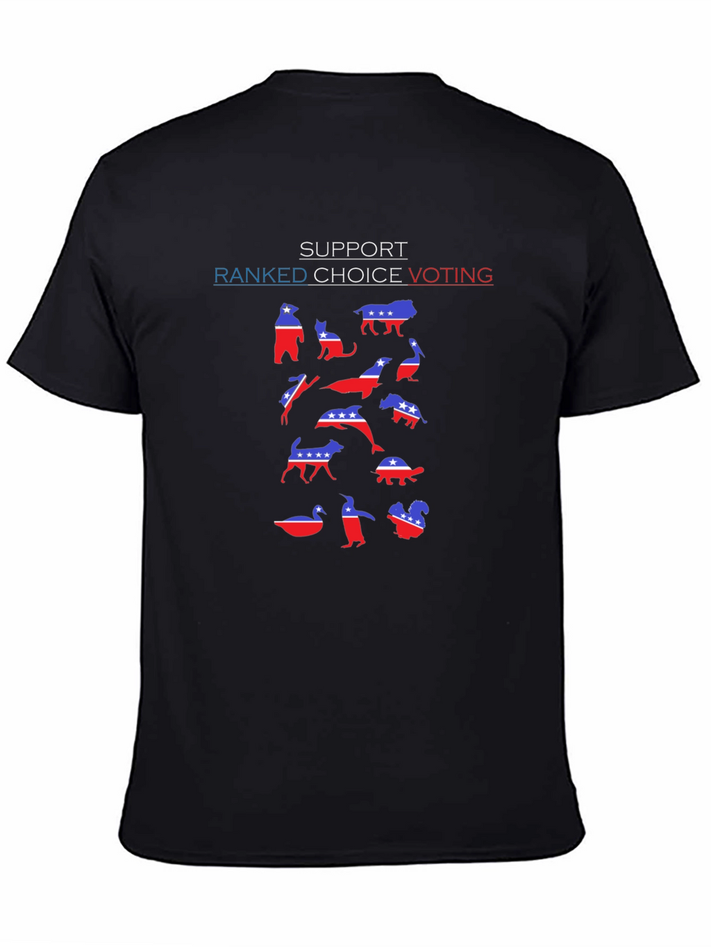 Support Ranked Choice Voting Graphic Tee