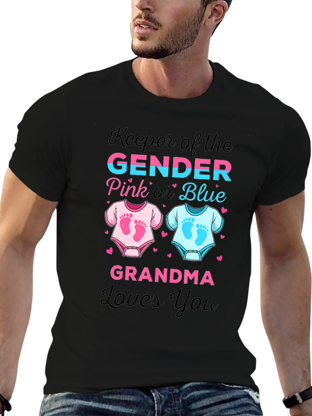 Keeper of the Gender Grandma Loves You T-Shirt