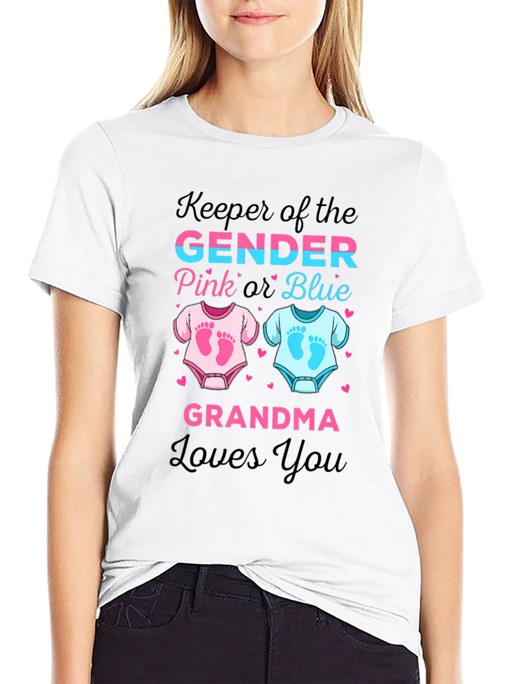 Keeper of the Gender Grandma Loves You T-Shirt