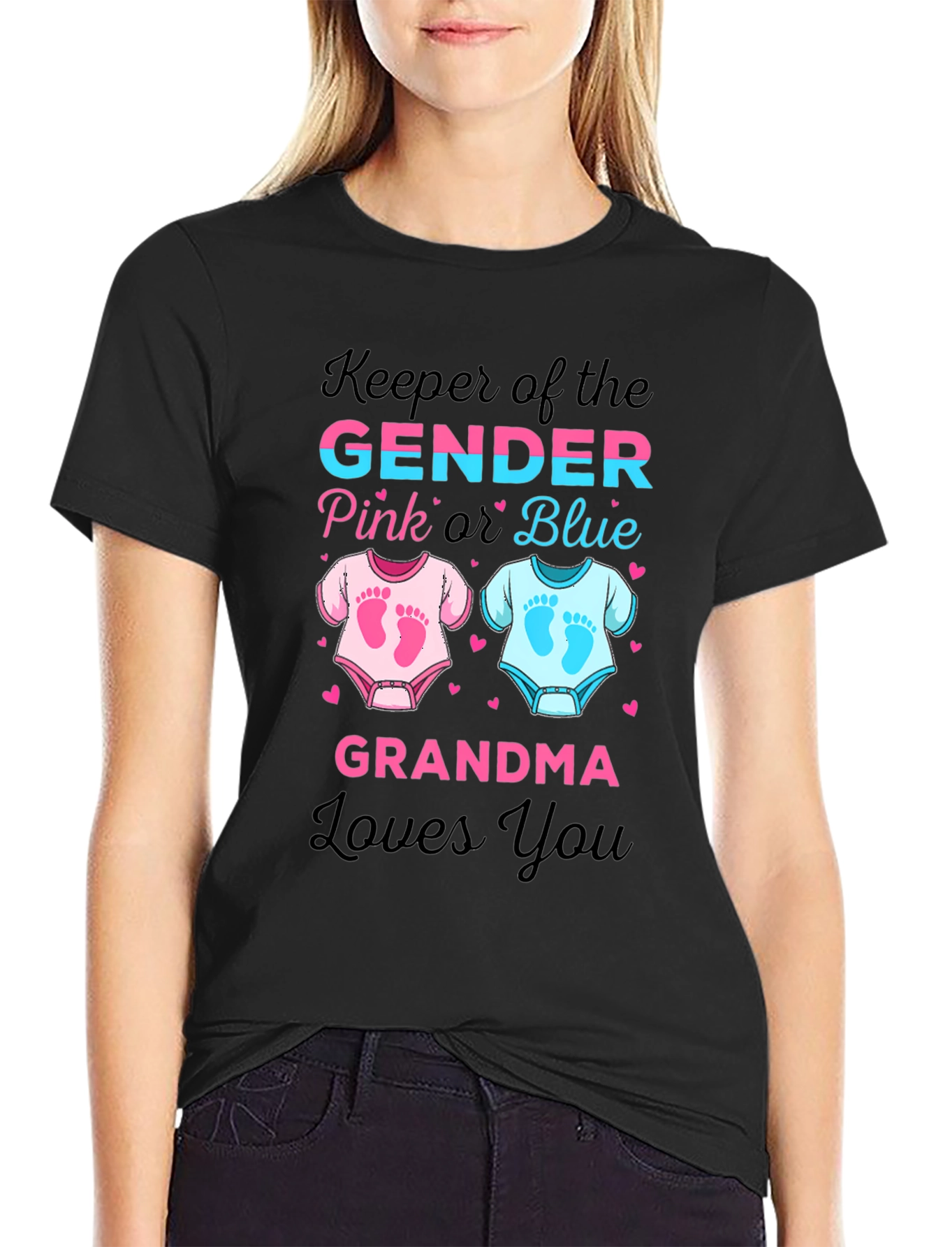 Keeper of the Gender Grandma Loves You T-Shirt