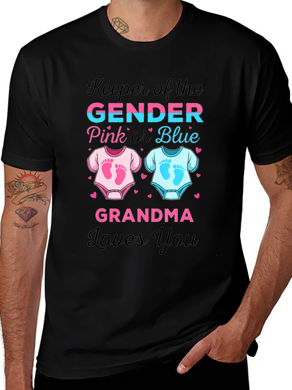 Keeper of the Gender Grandma Loves You T-Shirt