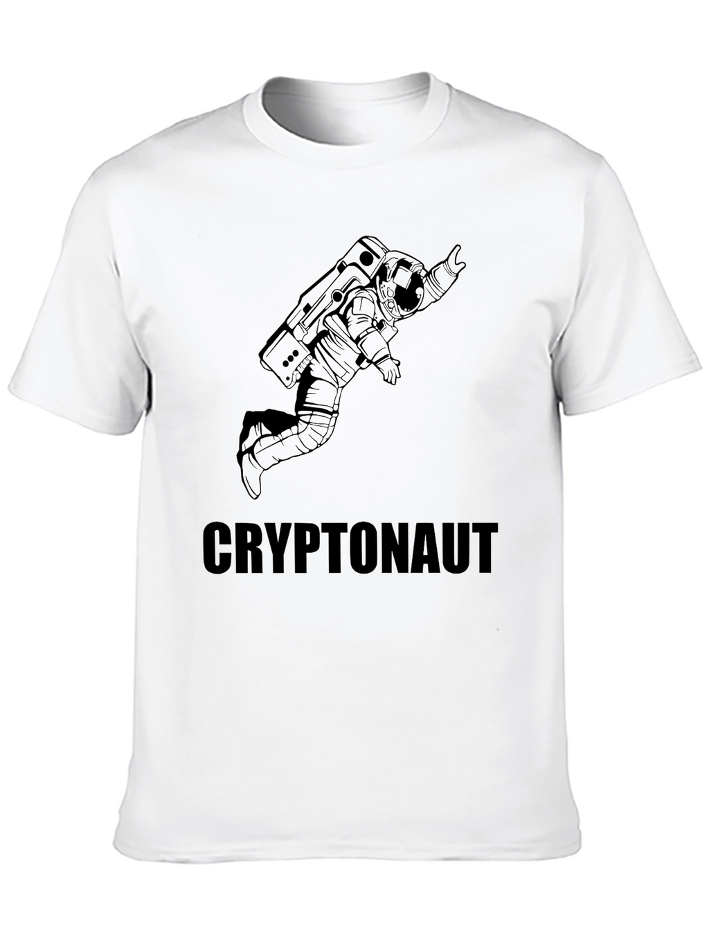Cryptonaut Black Graphic Tee