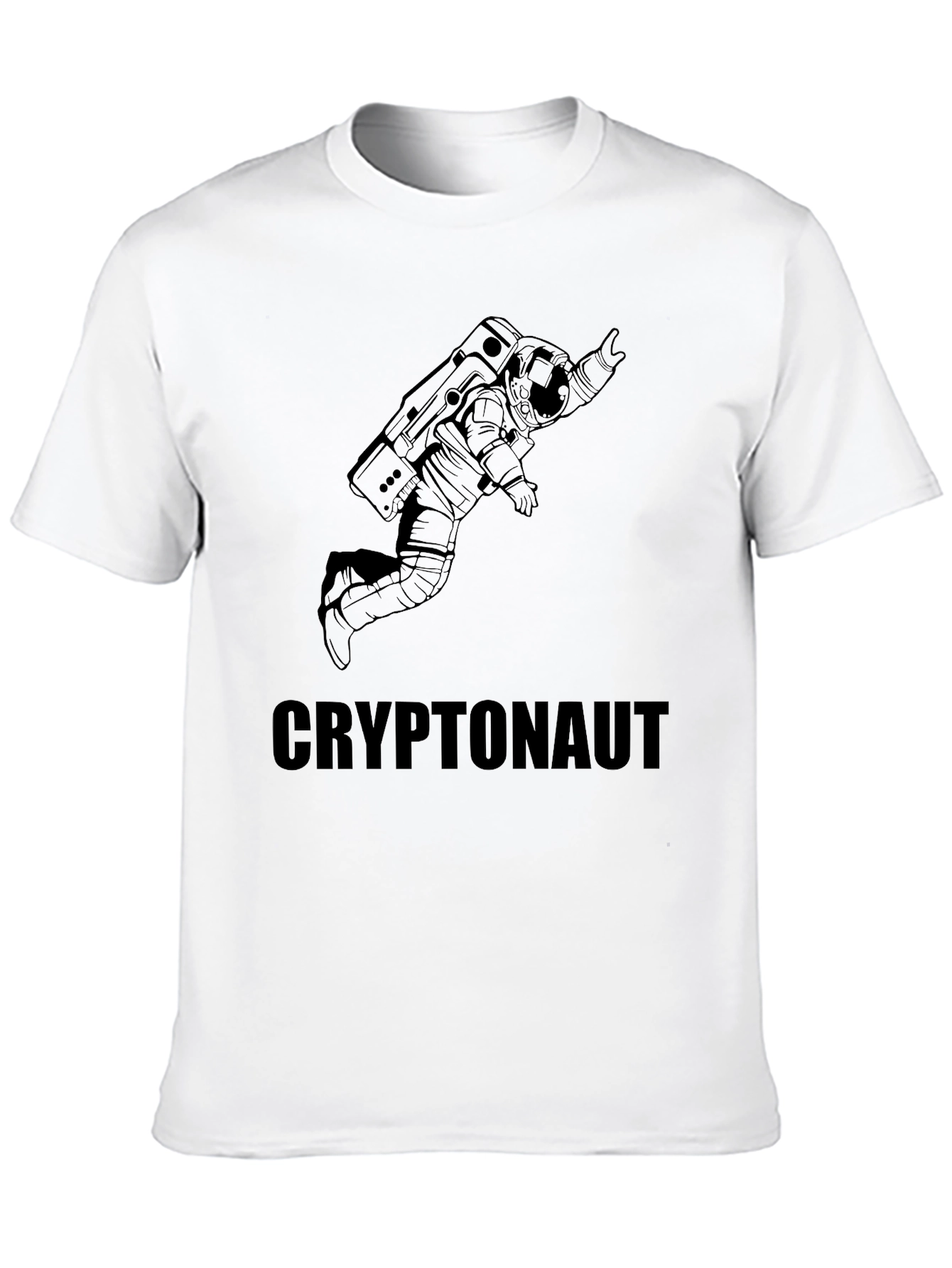 Cryptonaut Black Graphic Tee
