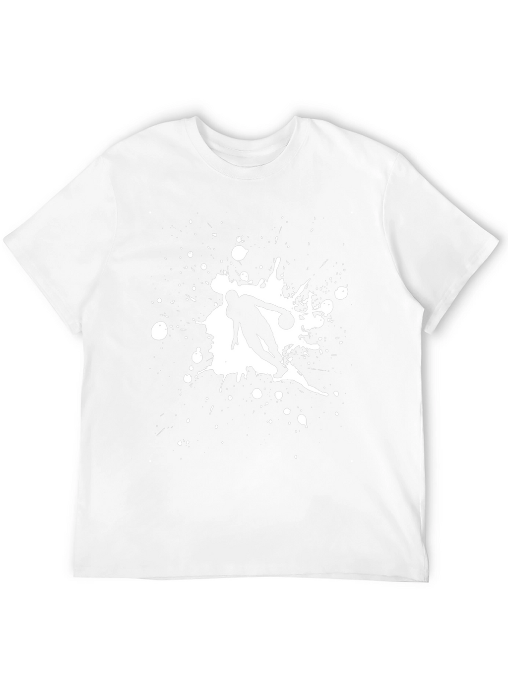 Basketball Player Graphic Tee - Stylish Black T-Shirt