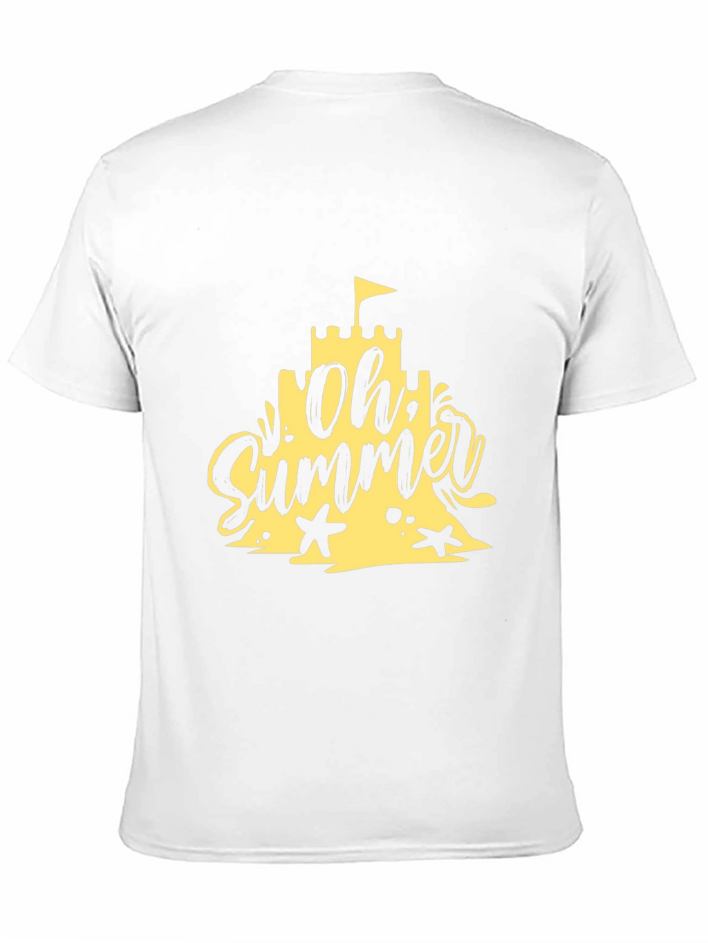 Oh Summer Black T-Shirt - Beach Vibes